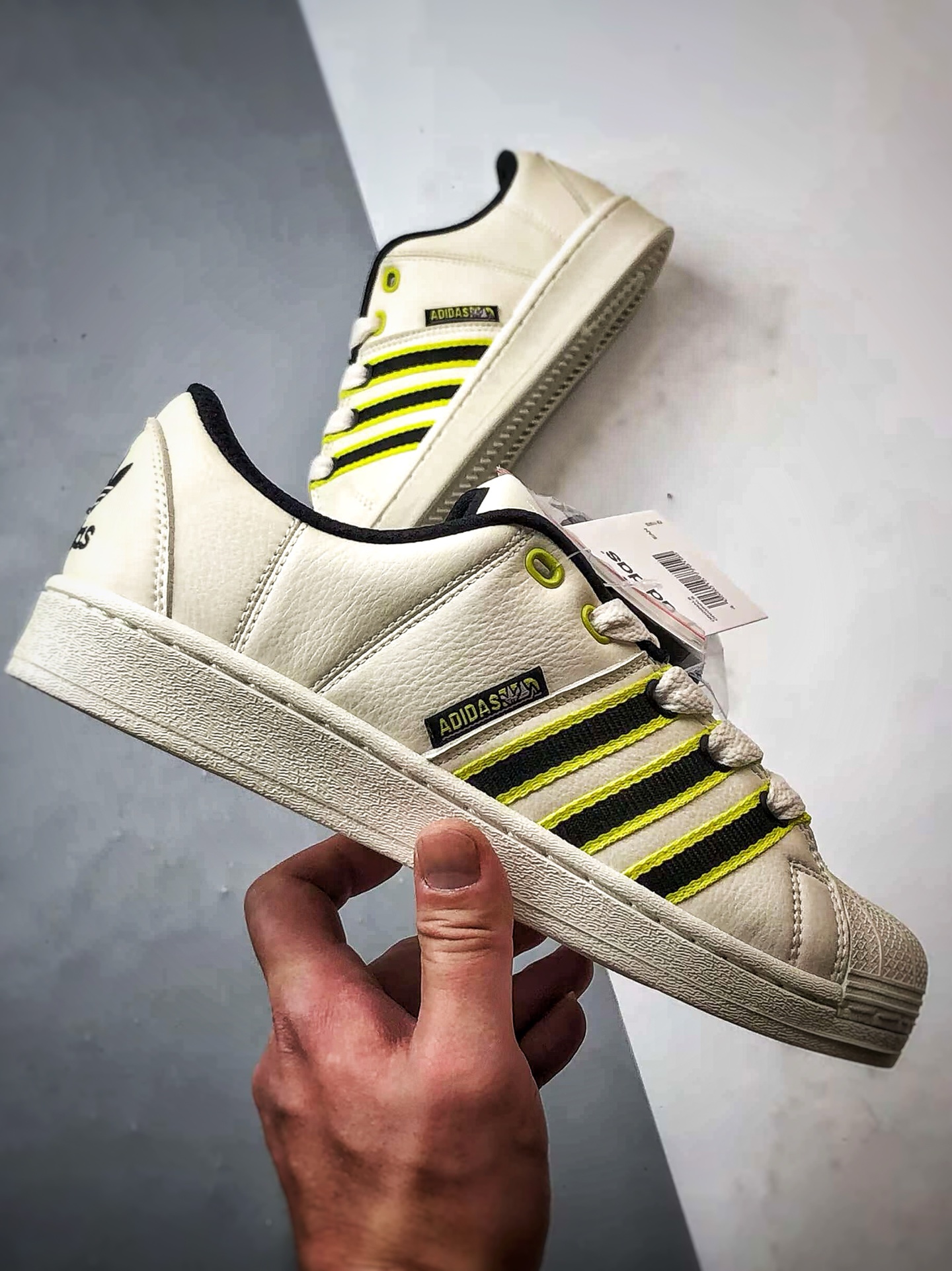 160 AD Originals Superstar Supermodified 白黑黄贝壳头  IF8179