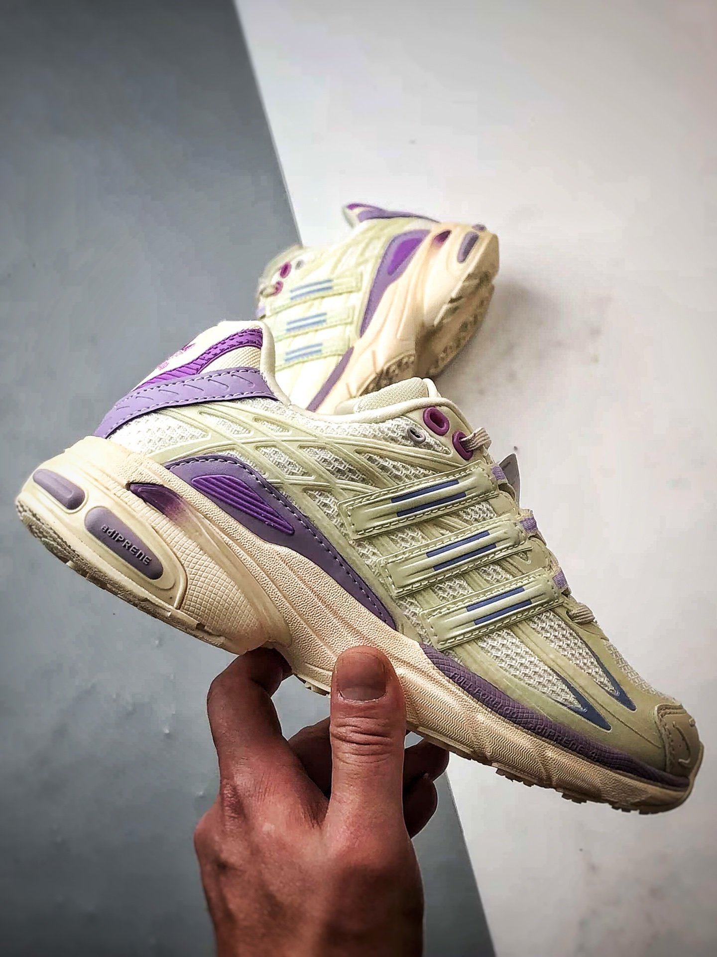 260 AD Originals Adistar Cushion 米白紫 复古前卫科技休闲运动老爹鞋  JH0278