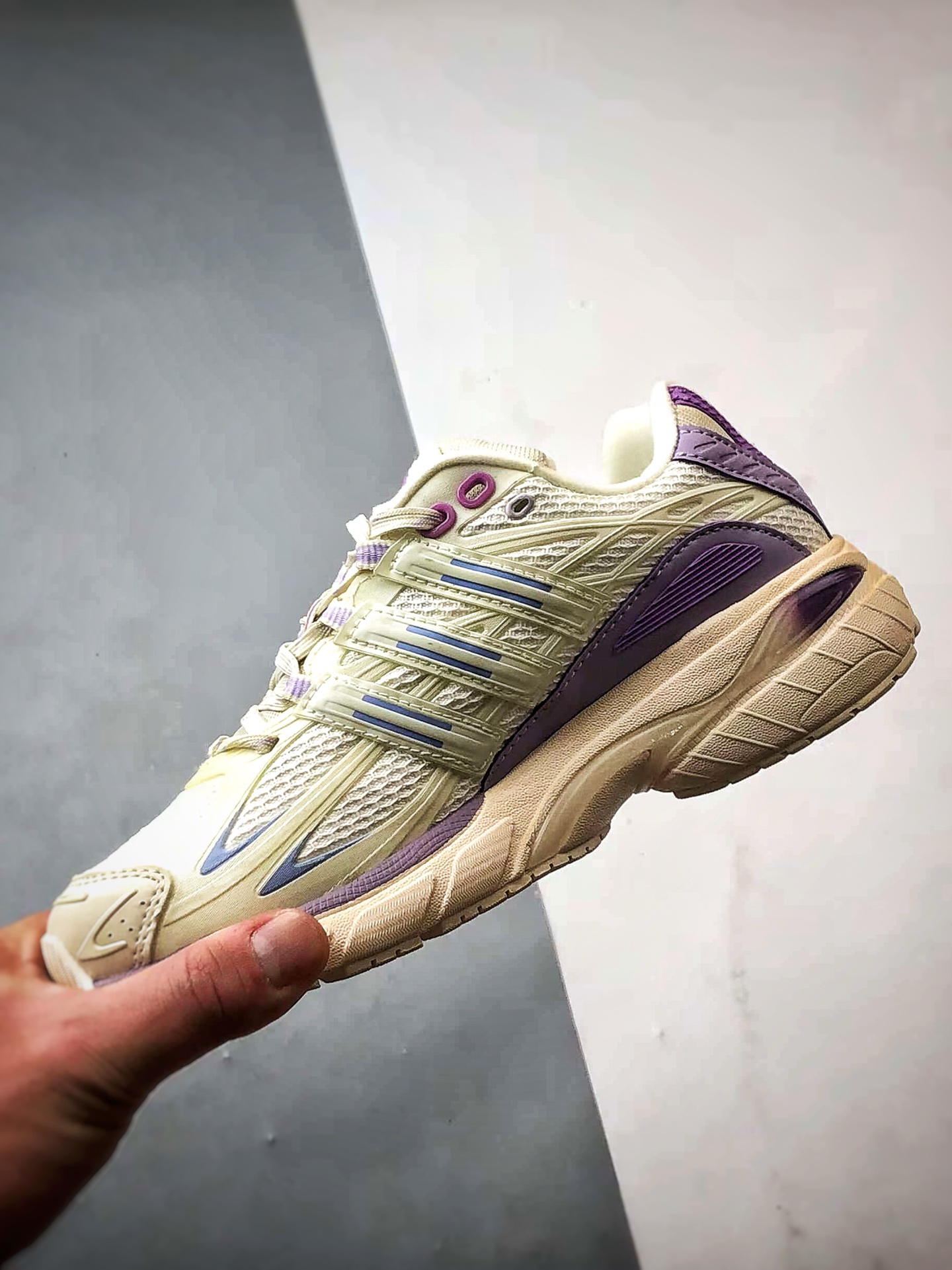 260 AD Originals Adistar Cushion 米白紫 复古前卫科技休闲运动老爹鞋  JH0278