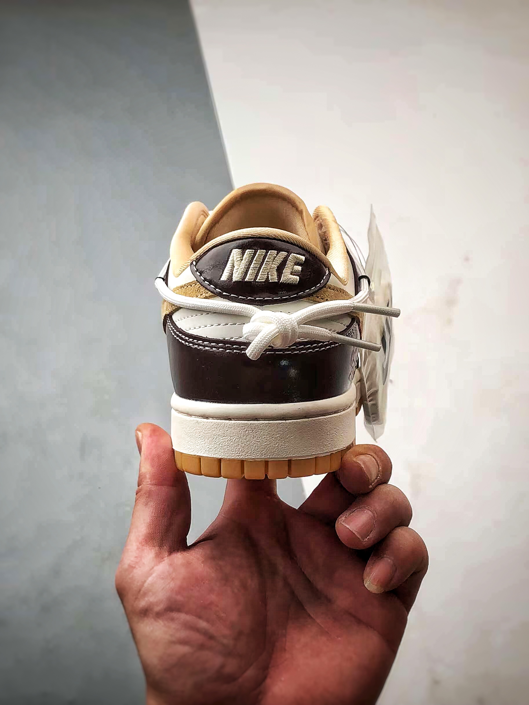 310 NK Dunk Low Retro ”DIY高端定制” 蛇年白棕解构绑带 低帮休闲运动板鞋  YX5066-290
