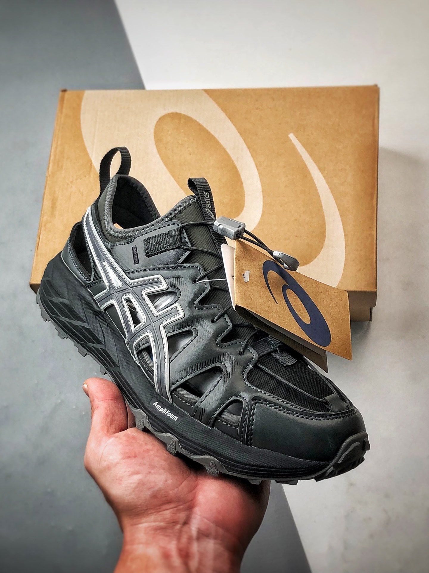200 Asics Gel-Sonoma 石墨灰 户外运动徒步溯溪凉鞋