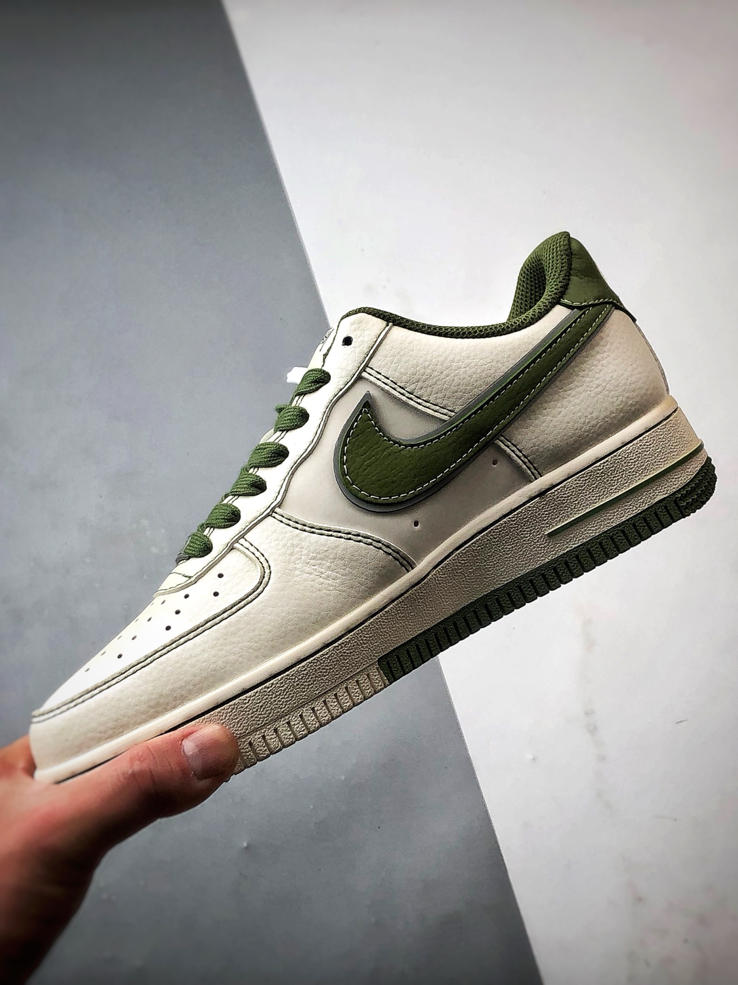 280 Stussy x Air Force 1 Low 骰子米白绿  XS1958-525