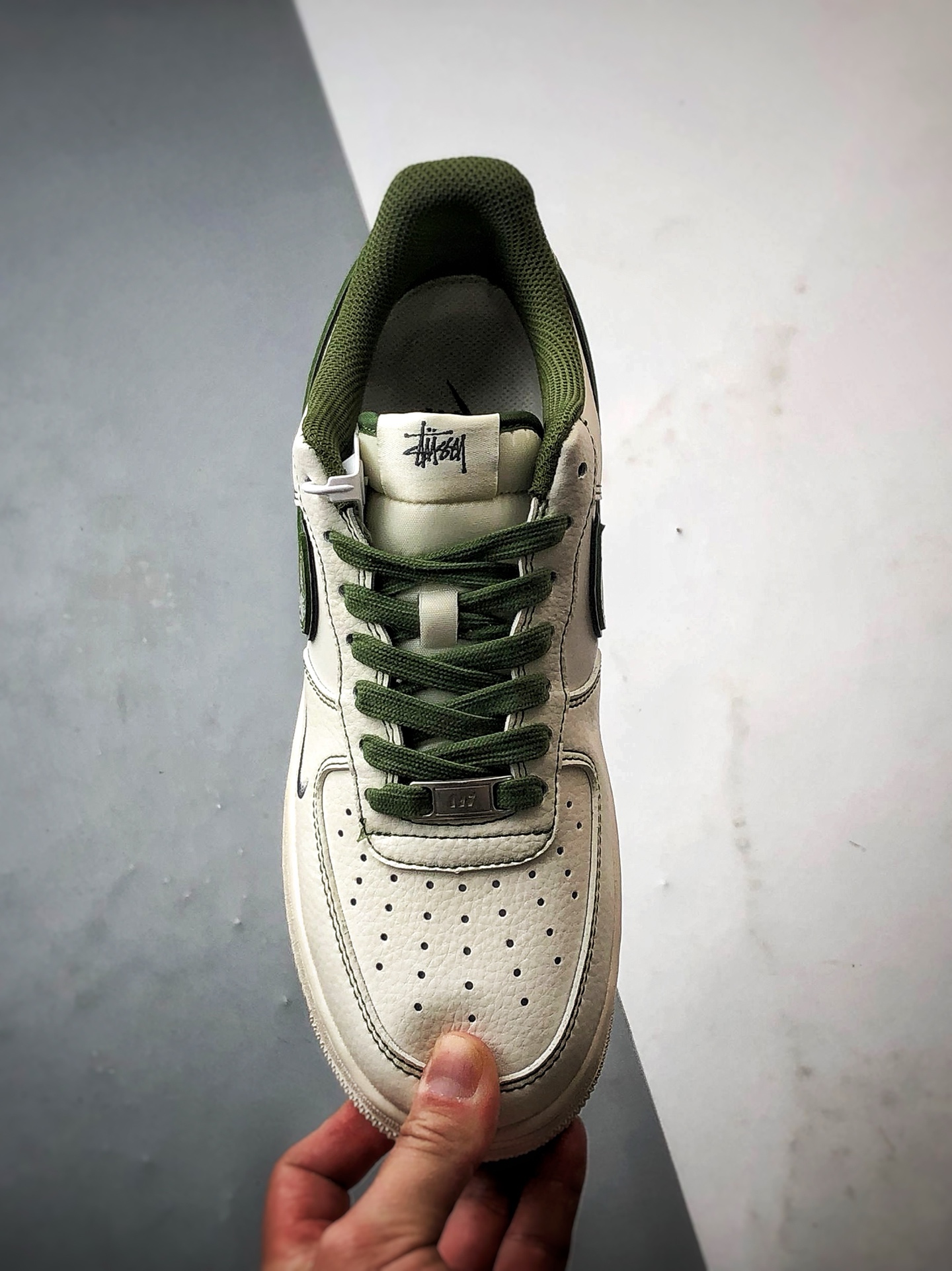 280 Stussy x Air Force 1 Low 骰子米白绿  XS1958-525
