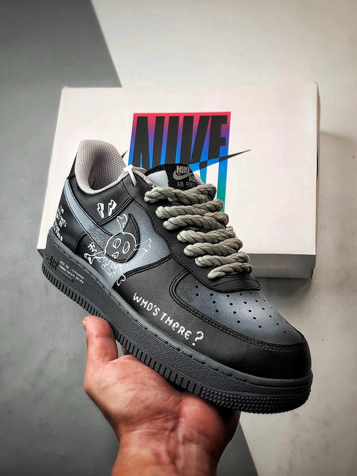 280 Air Force 1 '07 Low 渐变骷髅涂鸦 YD2425-110