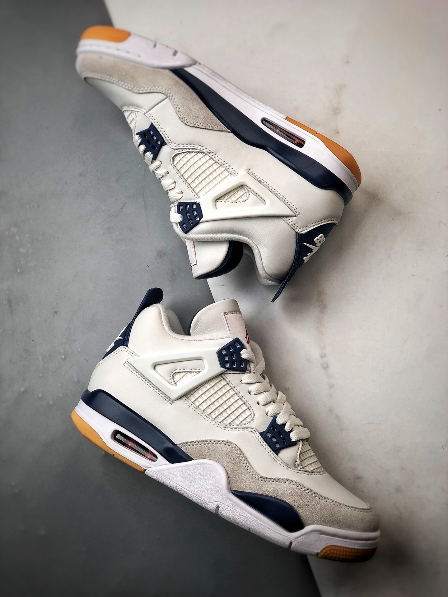 480 NK SB x Air Jordan 4 “Navy” 联名海军蓝  DR5415-100