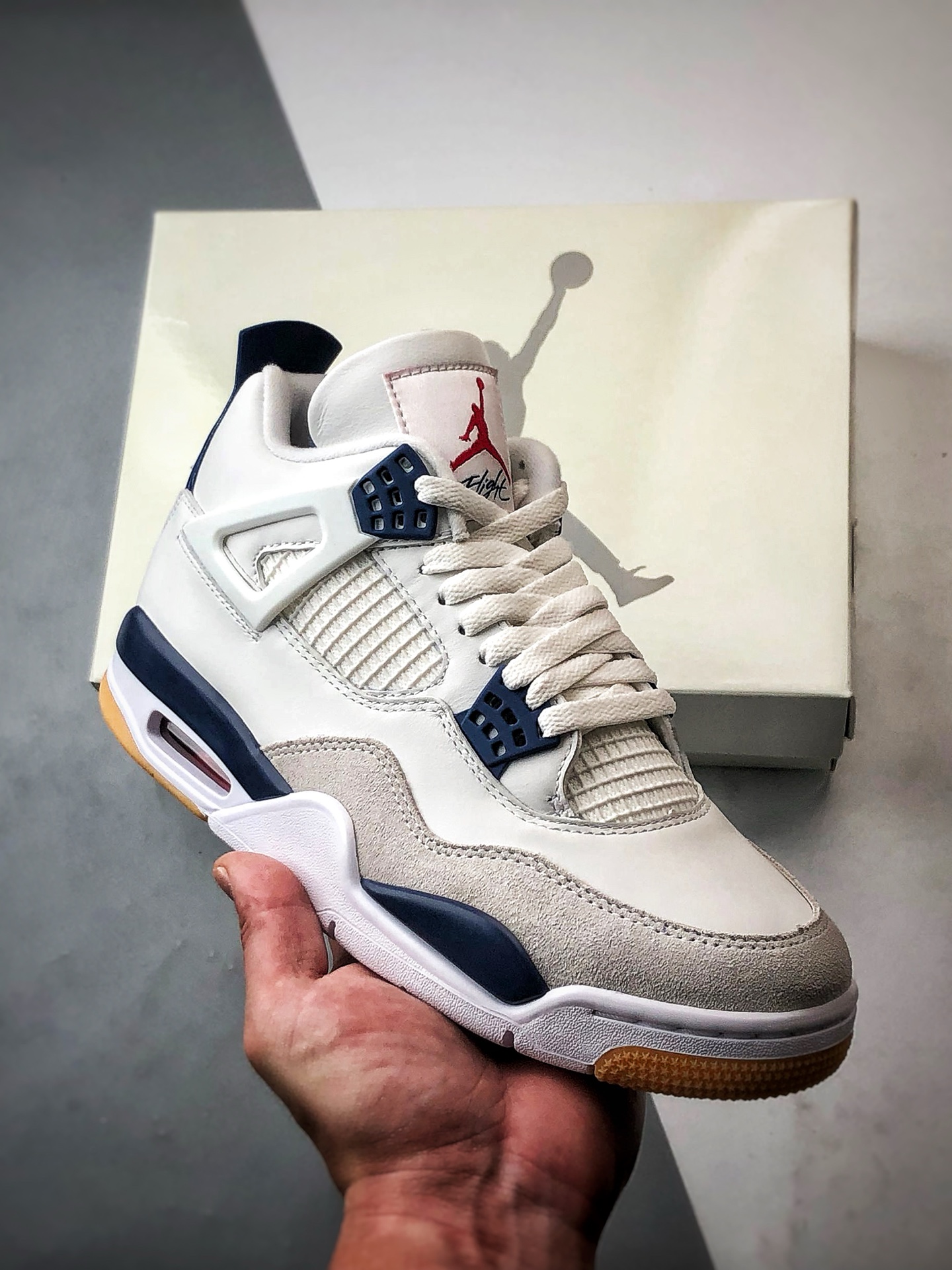 480 NK SB x Air Jordan 4 “Navy” 联名海军蓝  DR5415-100