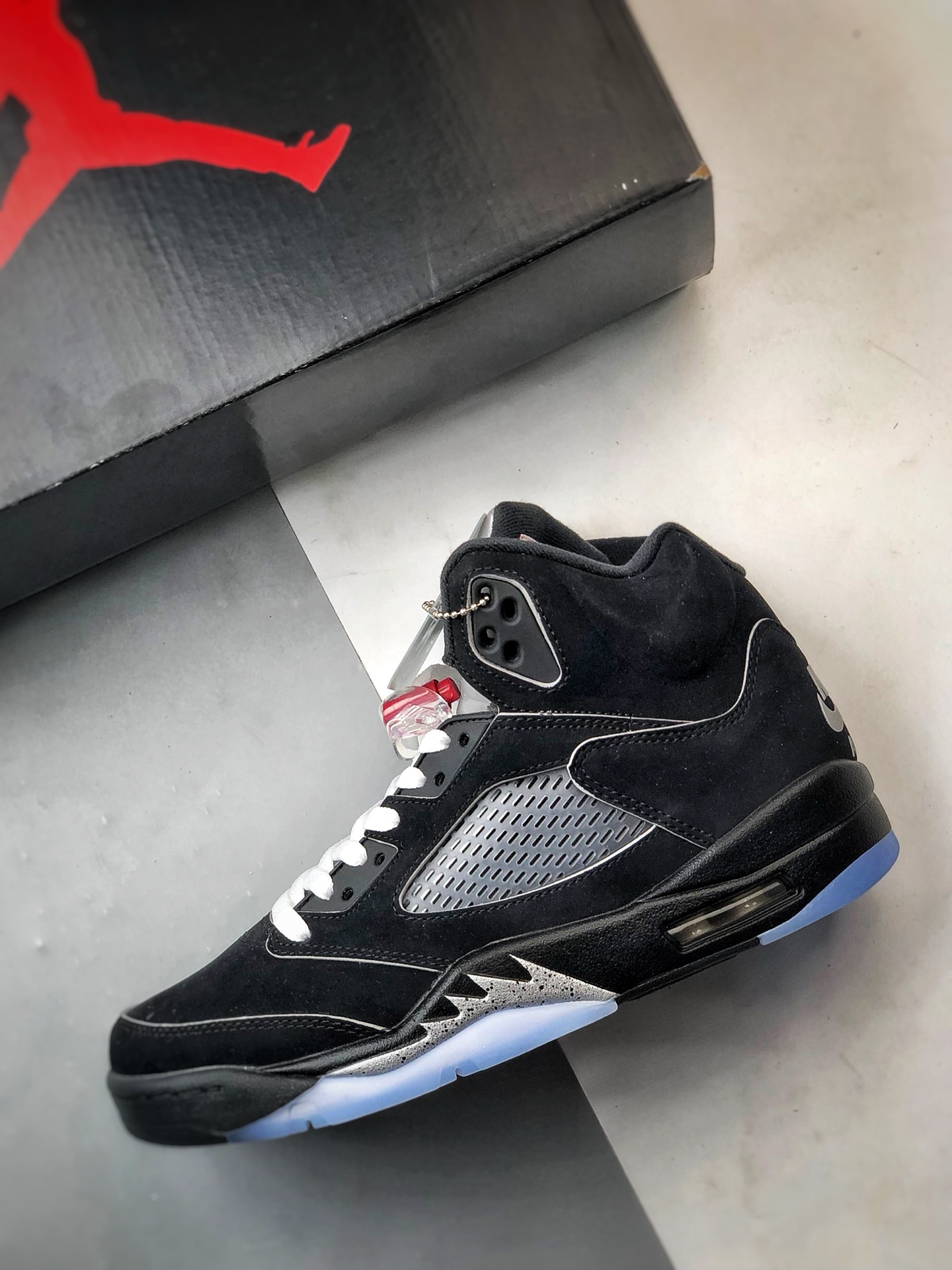 480 NK Air Jordan 5 ”Black Metallic Reimagined” AJ5黑银  HF3975-001