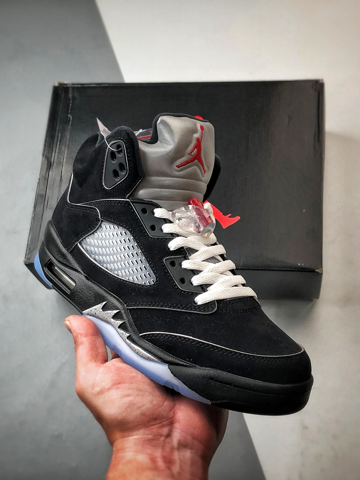 480 NK Air Jordan 5 ”Black Metallic Reimagined” AJ5黑银  HF3975-001
