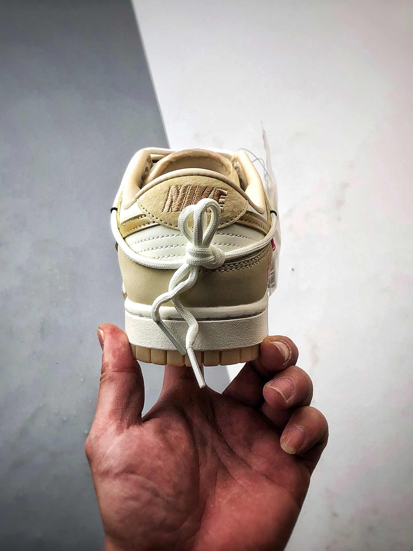 310 NK Dunk Low Retro ”DIY高端定制” 蛇年米白卡其解构绑带 低帮休闲运动板鞋  YX5066-291