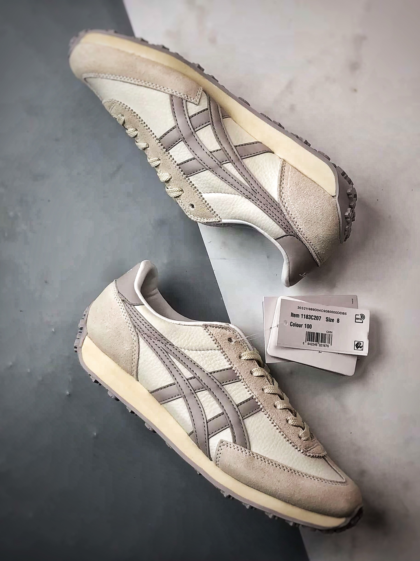 170 Onitsuka Tiger鬼冢虎 Edr 78 米白色 潮流缓震舒适生活休闲鞋  1183C207-100