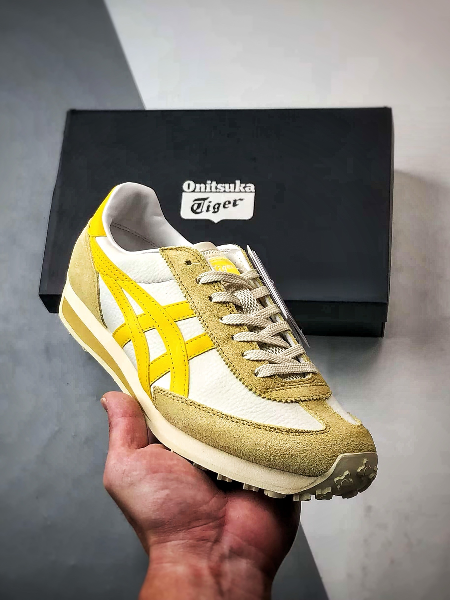 190 Onitsuka Tiger鬼冢虎 Edr 78 米黄色 潮流缓震舒适生活休闲鞋  1183B411-750