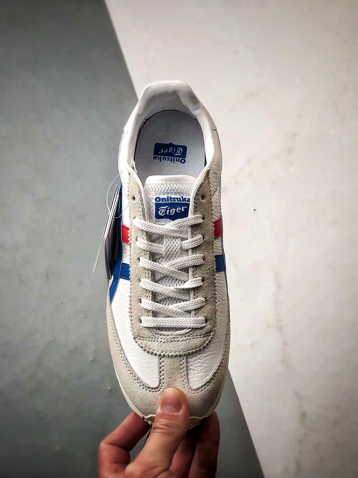 190 Onitsuka Tiger鬼冢虎 Edr 78 白蓝红 潮流缓震舒适生活休闲鞋 1183B411-101