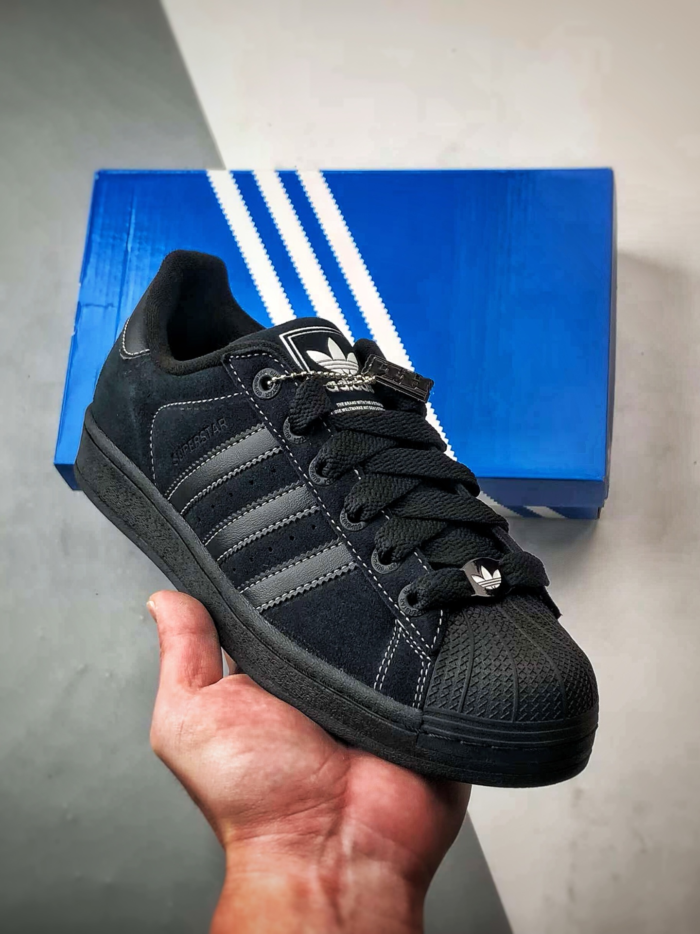 160 AD Originals Superstar 2 黑色贝壳头   JH5470