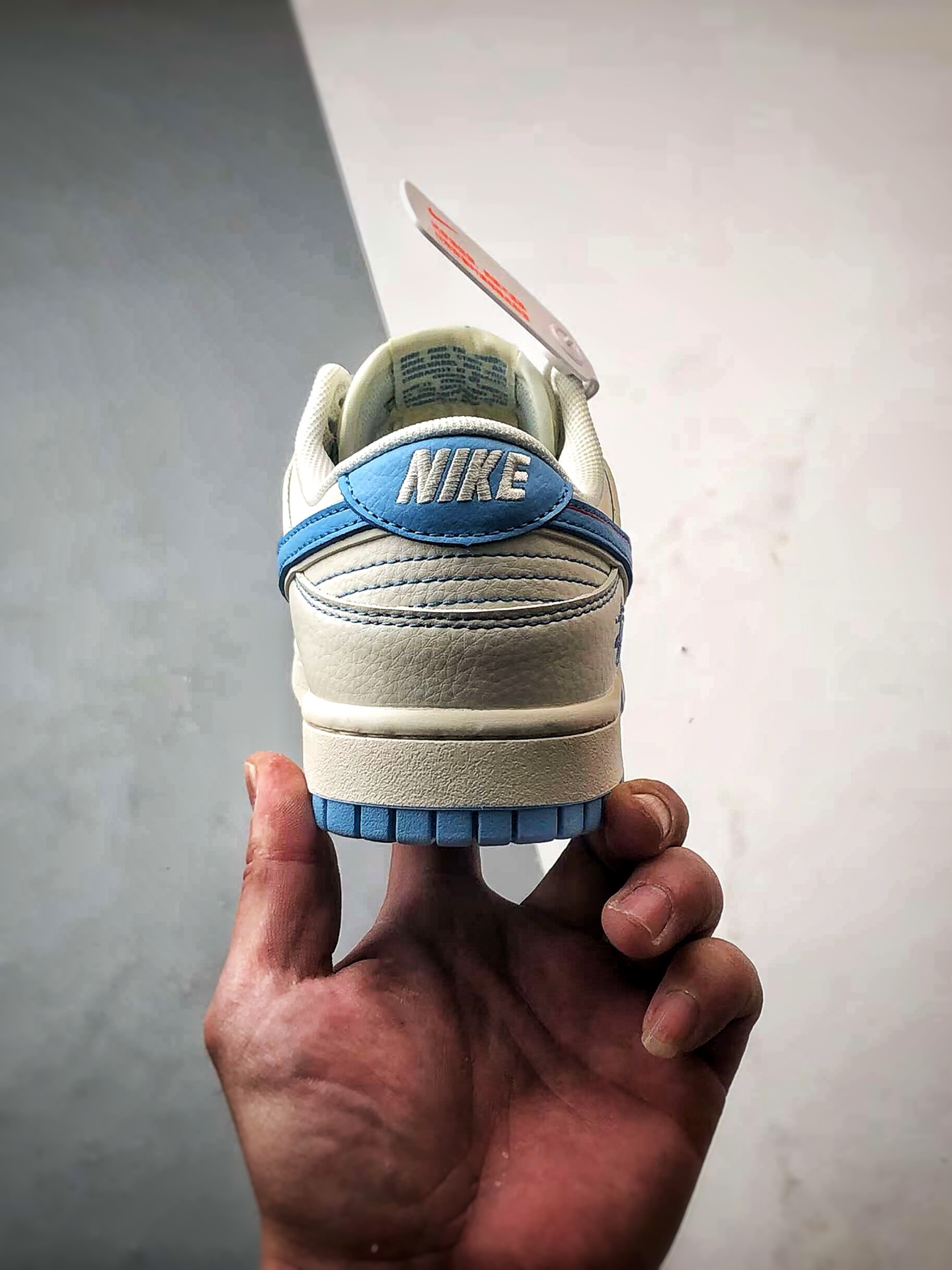 290 NK Dunk Low Retro ”DIY高端定制” 斯图西米白蓝 低帮休闲运动板鞋 XS6089-534