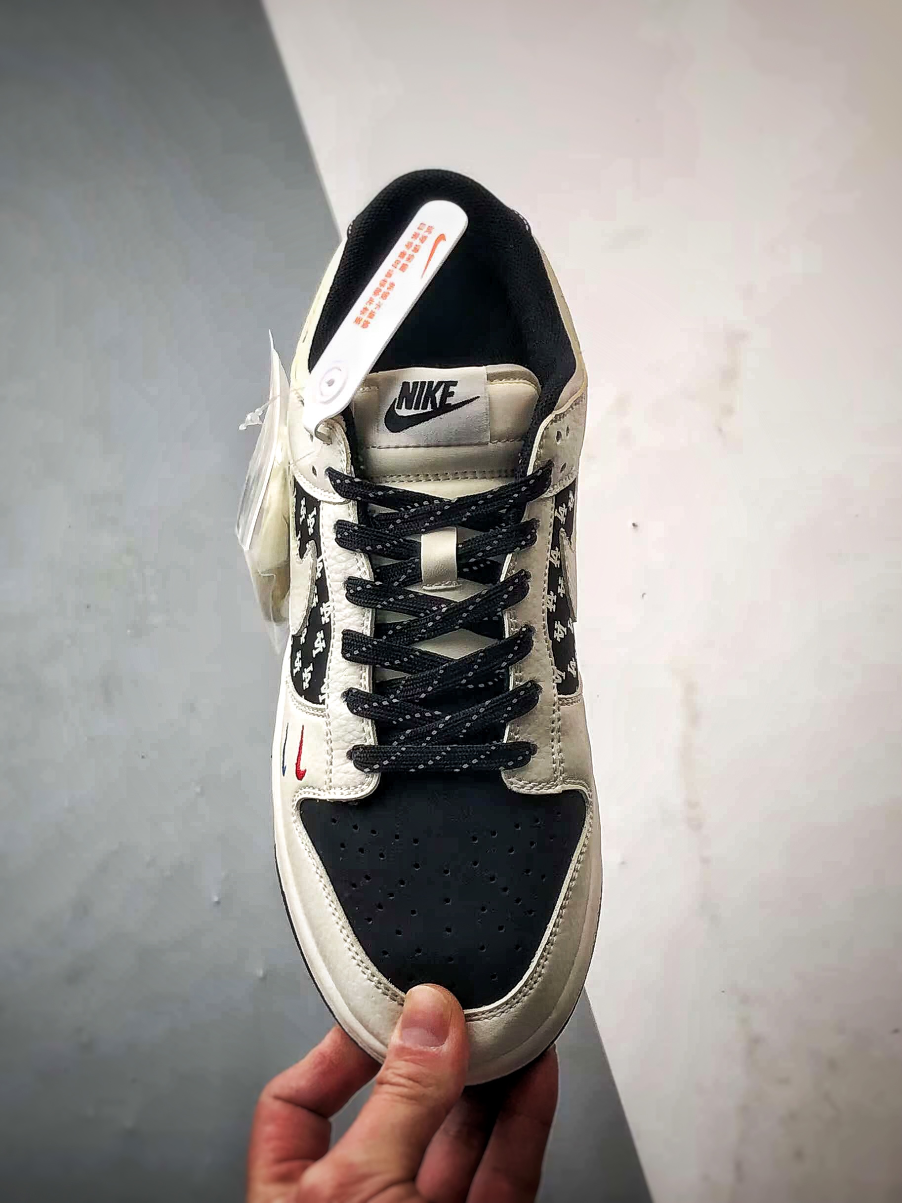 290 NK Dunk Low Retro ”DIY高端定制” MLB印字白黑 低帮休闲运动板鞋  CS1688-101