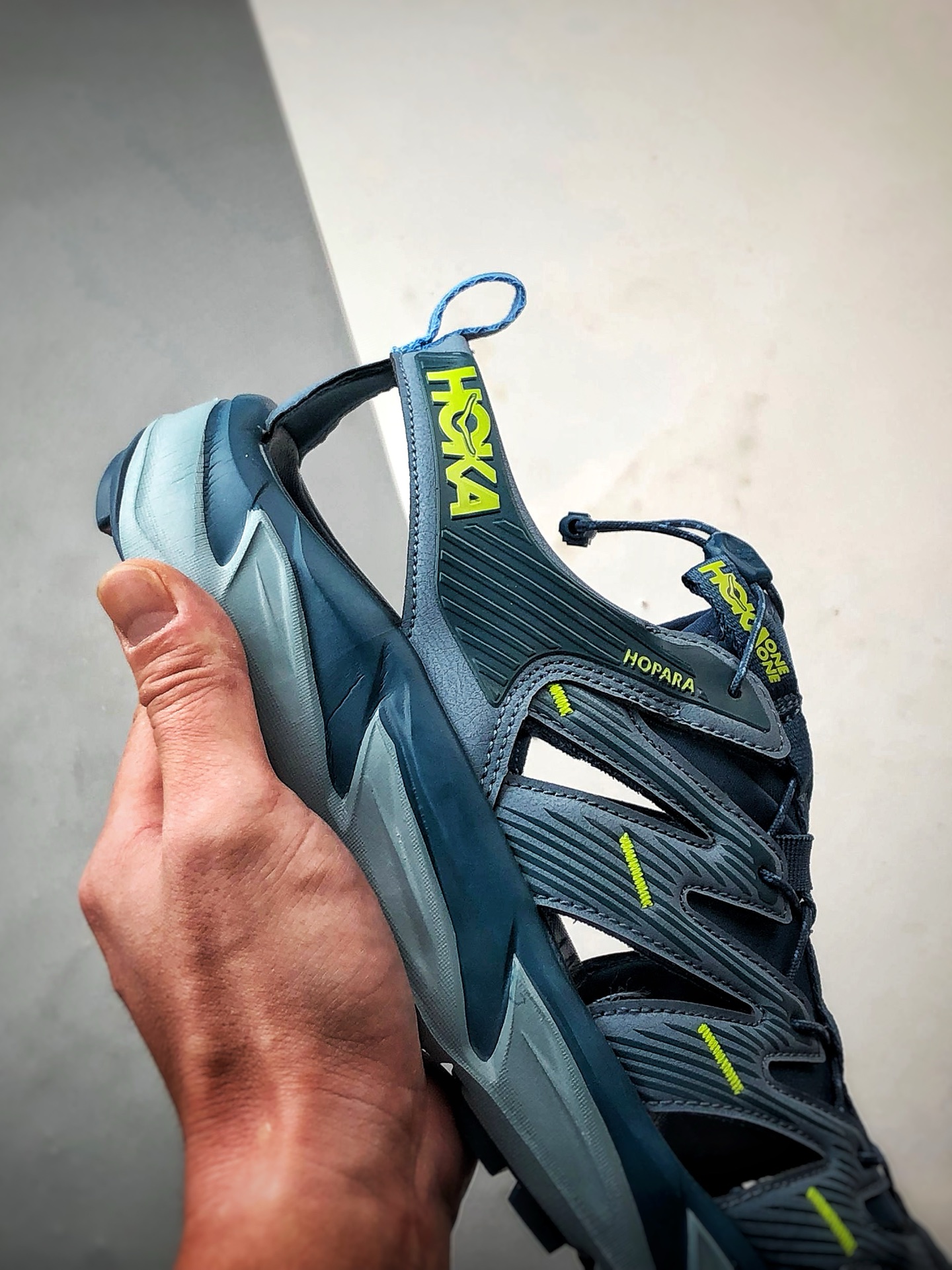 210 Hoka One One Hopara 蓝色 霍帕拉休闲户外涉水溯溪凉鞋  1106534-BSNBL