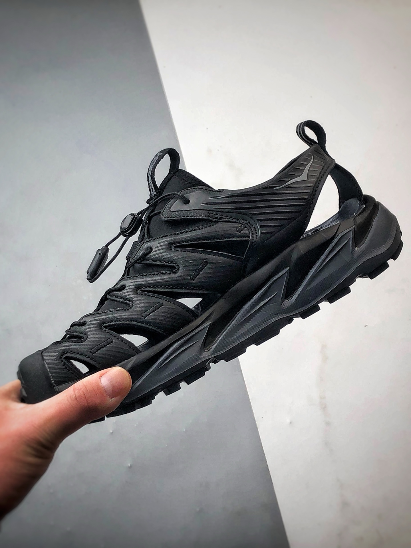 210 Hoka One One Hopara 黑灰 霍帕拉休闲户外涉水溯溪凉鞋  1106534-BDSD
