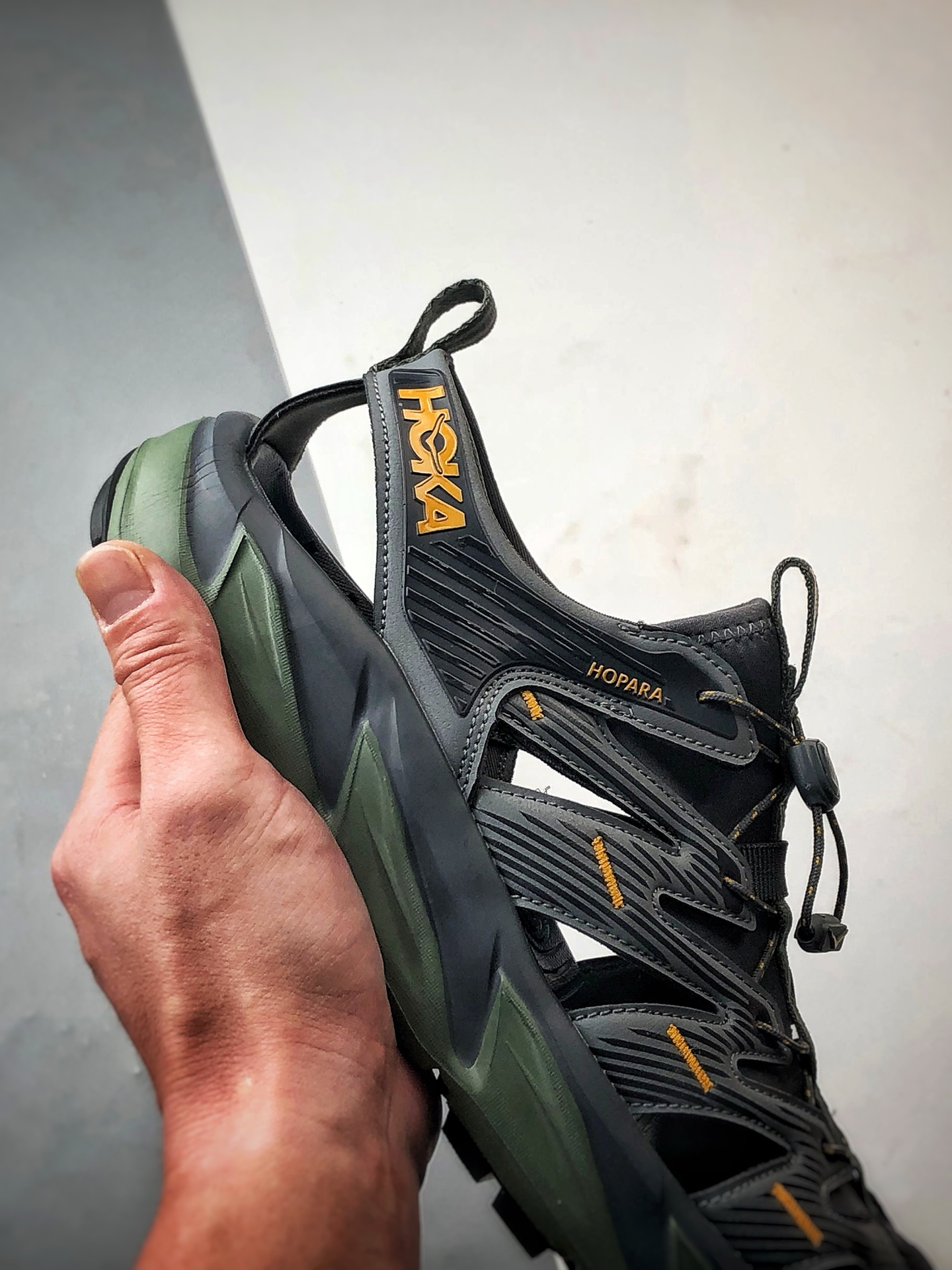 210 Hoka One One Hopara 墨绿色 霍帕拉休闲户外涉水溯溪凉鞋  1106534-CTHY