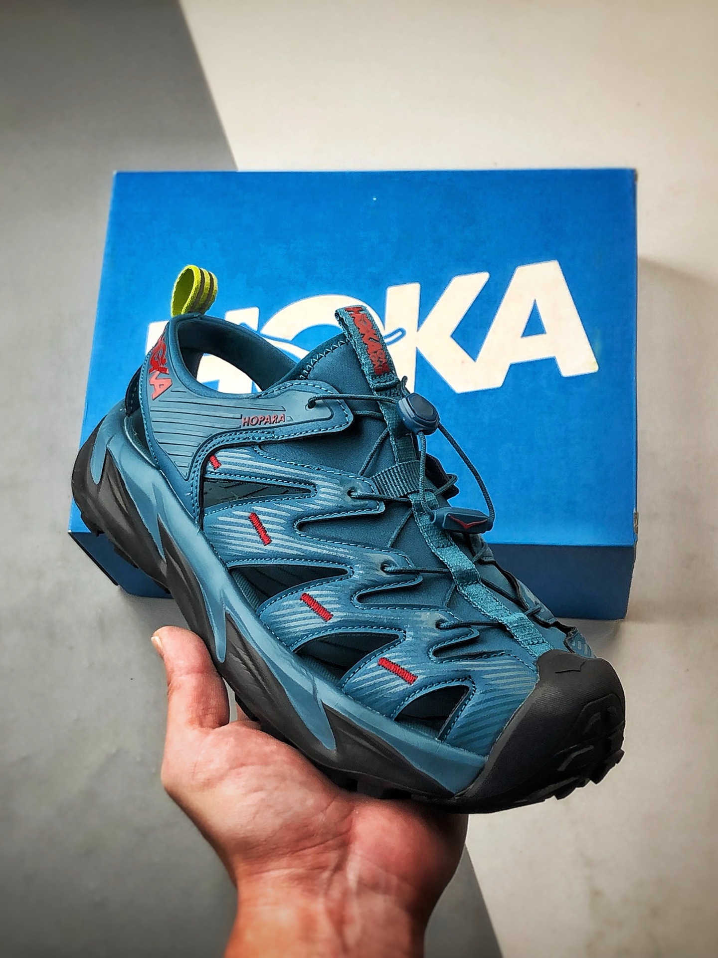 210 Hoka One One Hopara 深蓝色 霍帕拉休闲户外涉水溯溪凉鞋   1106534BCBGR