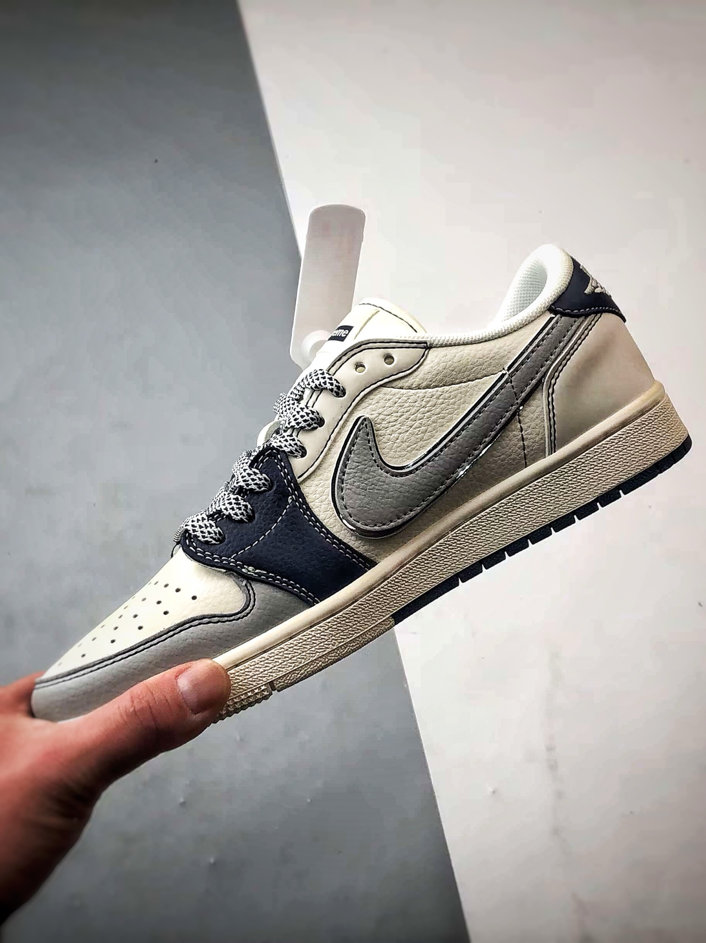 Air Jordan 1 Low OG ”高端定制” Sup白蓝灰倒钩 XS7089-549