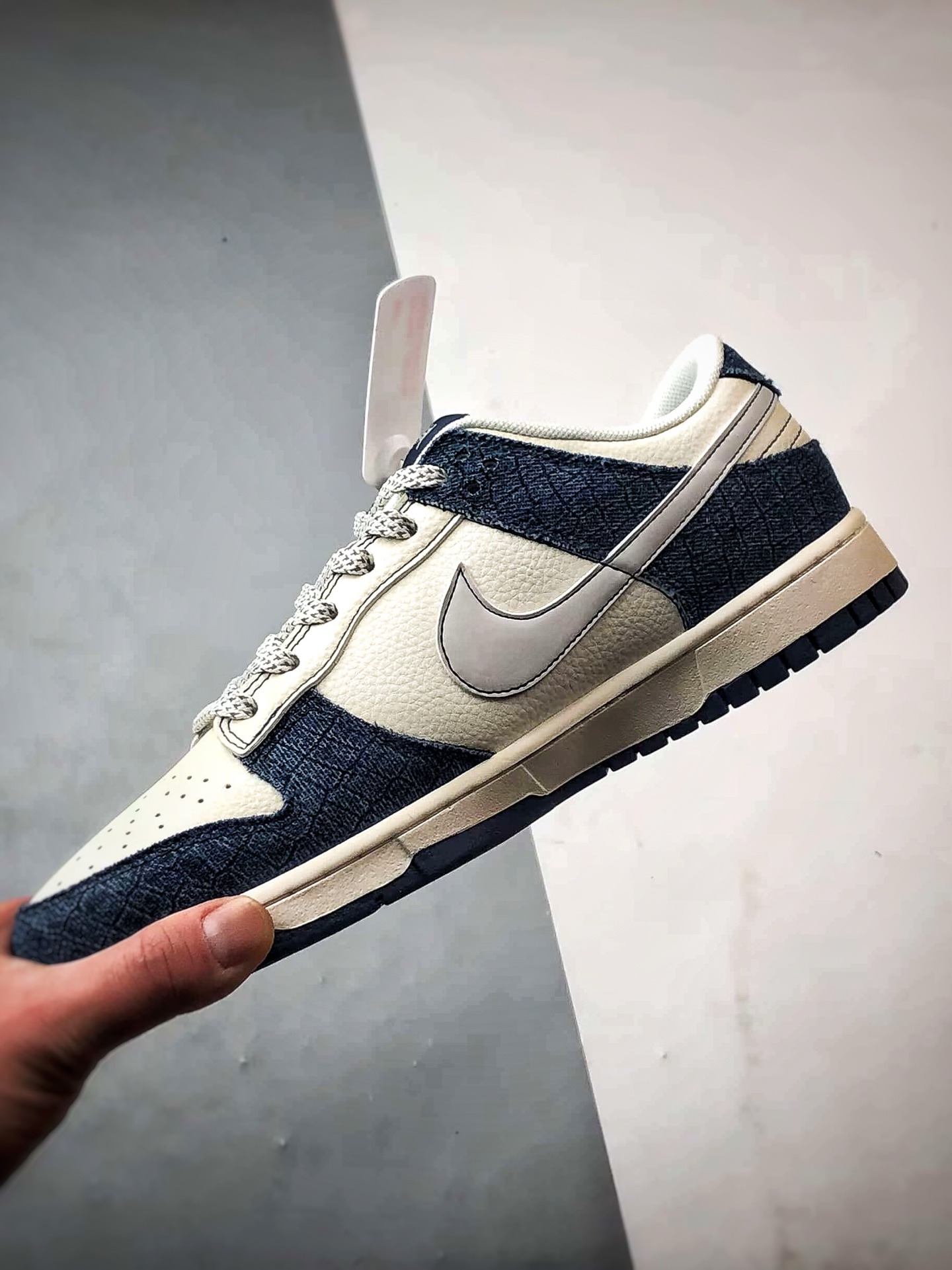 290 NK Dunk Low Retro ”DIY高端定制” 斯图西白蓝牛仔布 低帮休闲运动板鞋   ZH2598-268
