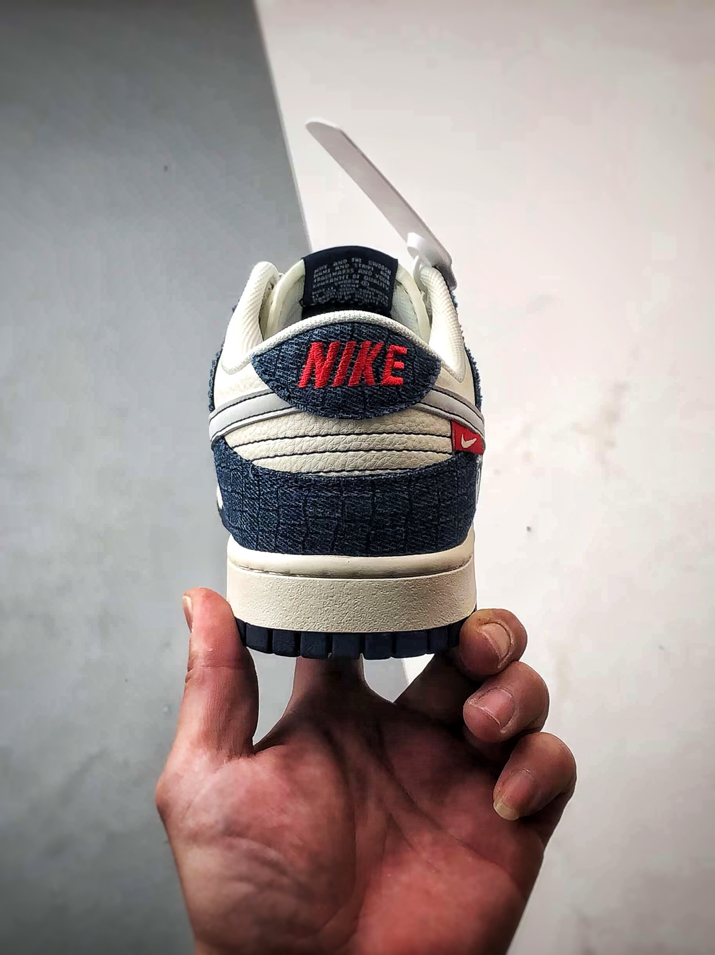 290 NK Dunk Low Retro ”DIY高端定制” 斯图西白蓝牛仔布 低帮休闲运动板鞋   ZH2598-268