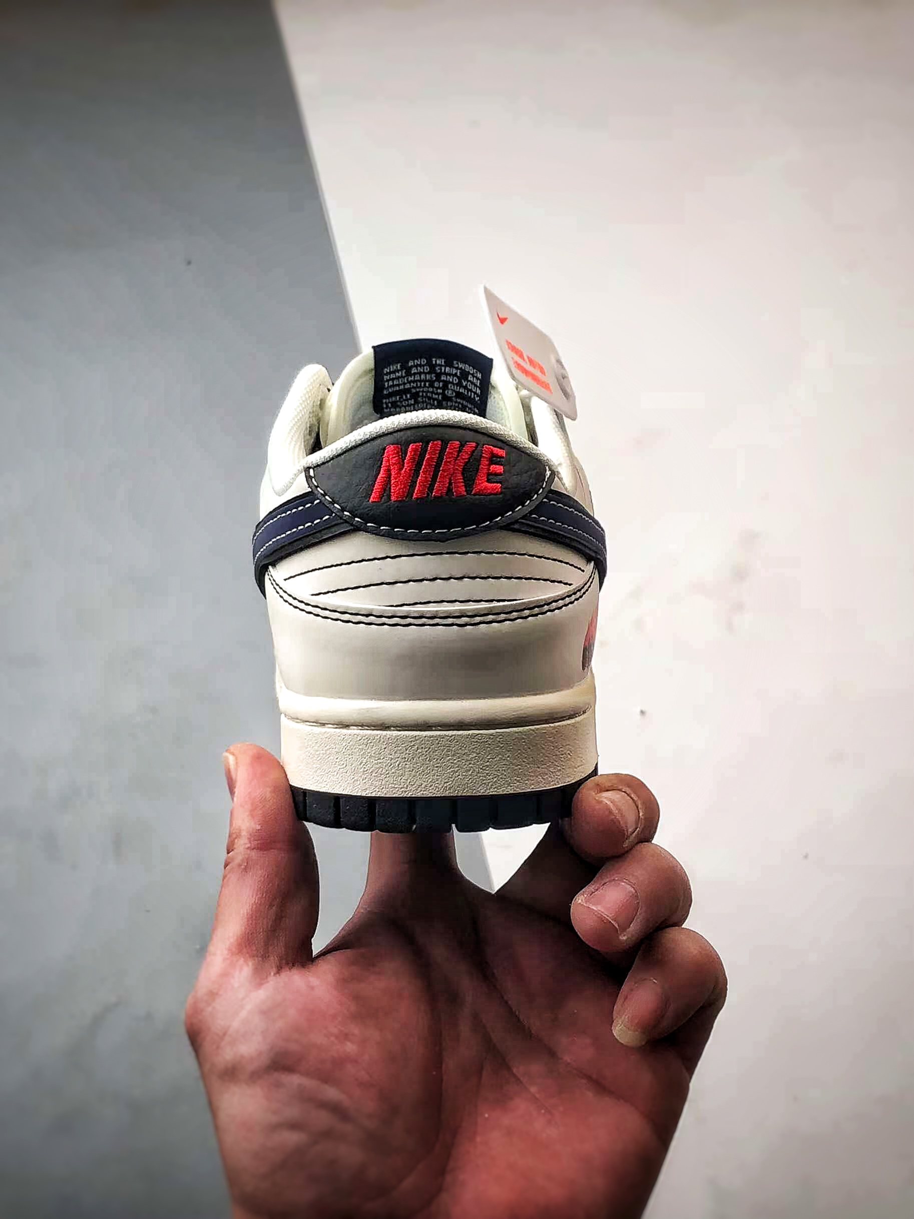 290 NK Dunk Low Retro ”DIY高端定制” 斯图西白深蓝小双钩 低帮休闲运动板鞋  ZH2598-226
