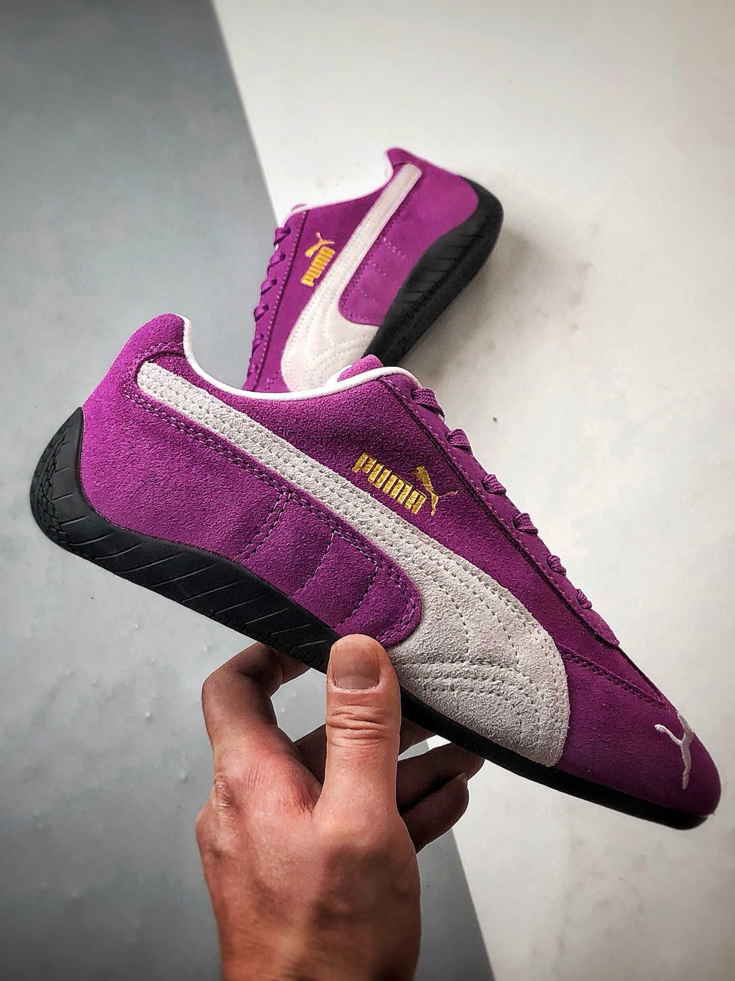 170 Puma Speedcet OG 紫色 彪马低帮复古运动休闲赛车跑鞋   398846-34