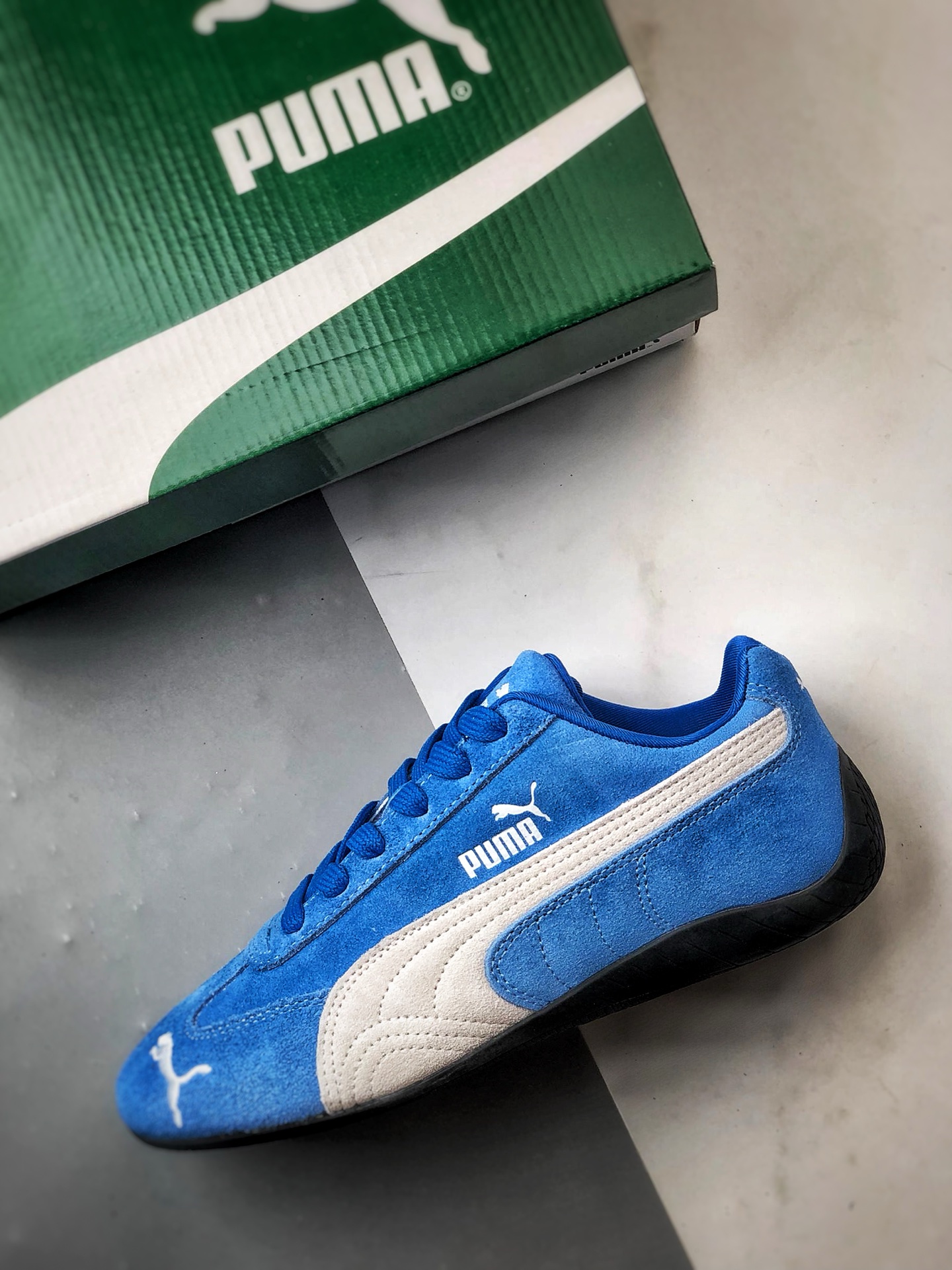 170 Puma Speedcet OG 蓝色 彪马低帮复古运动休闲赛车跑鞋 398846-18