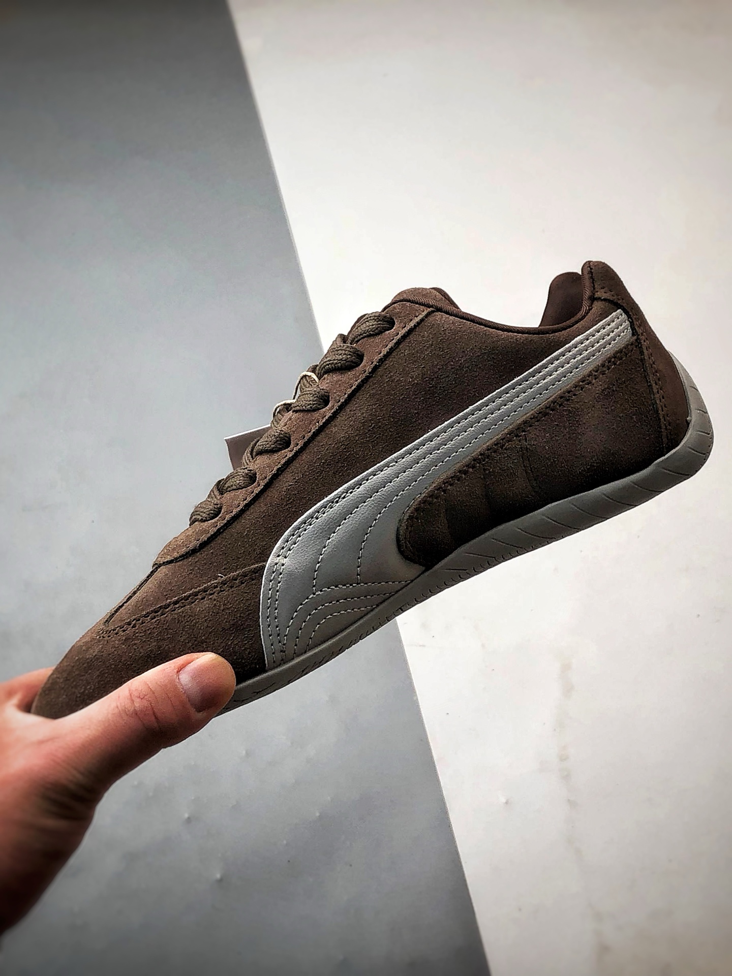 170 Puma Speedcet OG 棕色 彪马低帮复古运动休闲赛车跑鞋    403548-01
