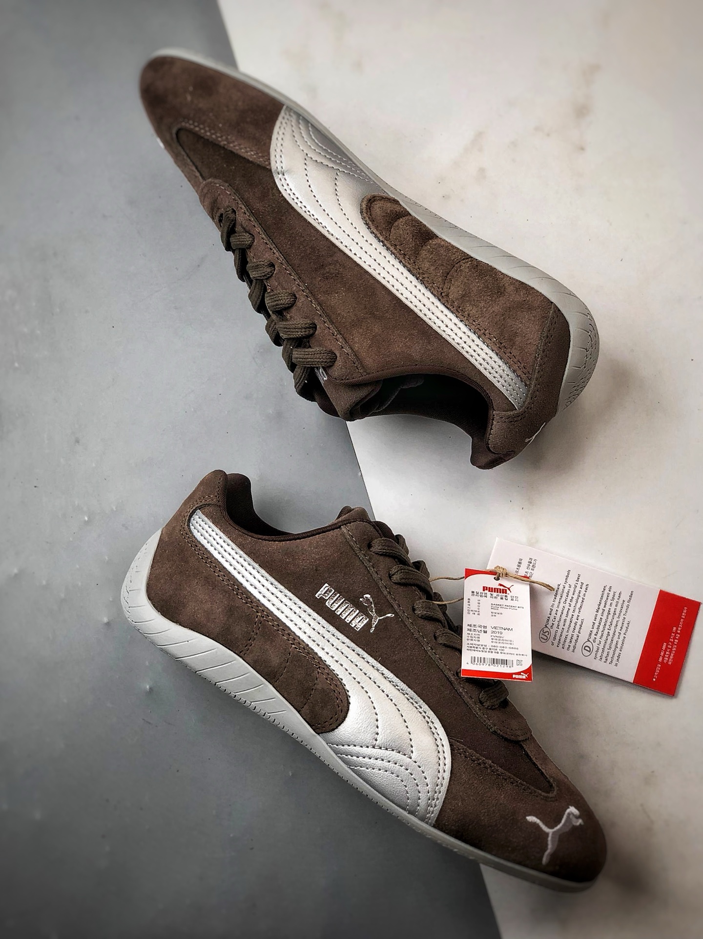 170 Puma Speedcet OG 棕色 彪马低帮复古运动休闲赛车跑鞋    403548-01