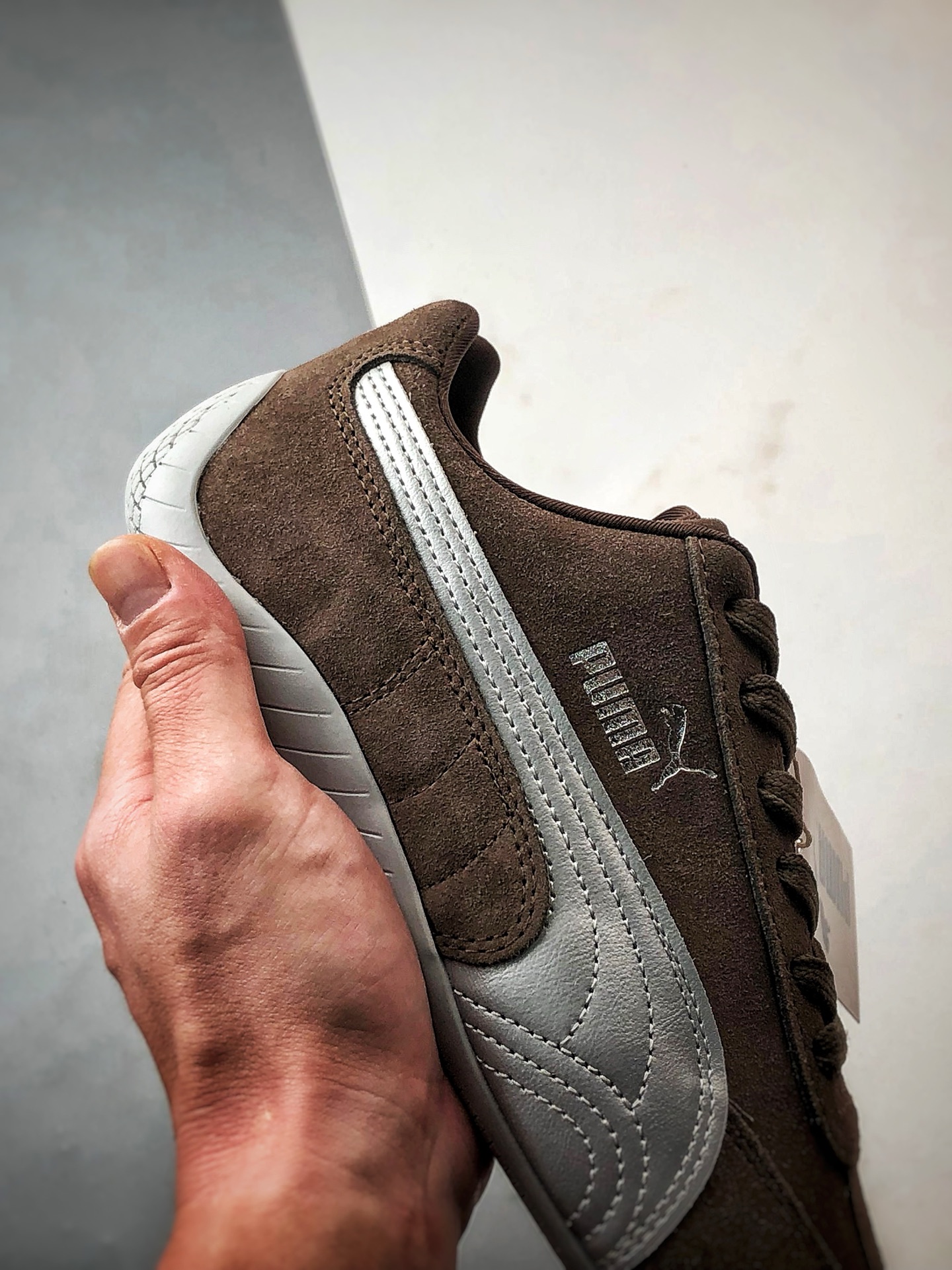 170 Puma Speedcet OG 棕色 彪马低帮复古运动休闲赛车跑鞋    403548-01