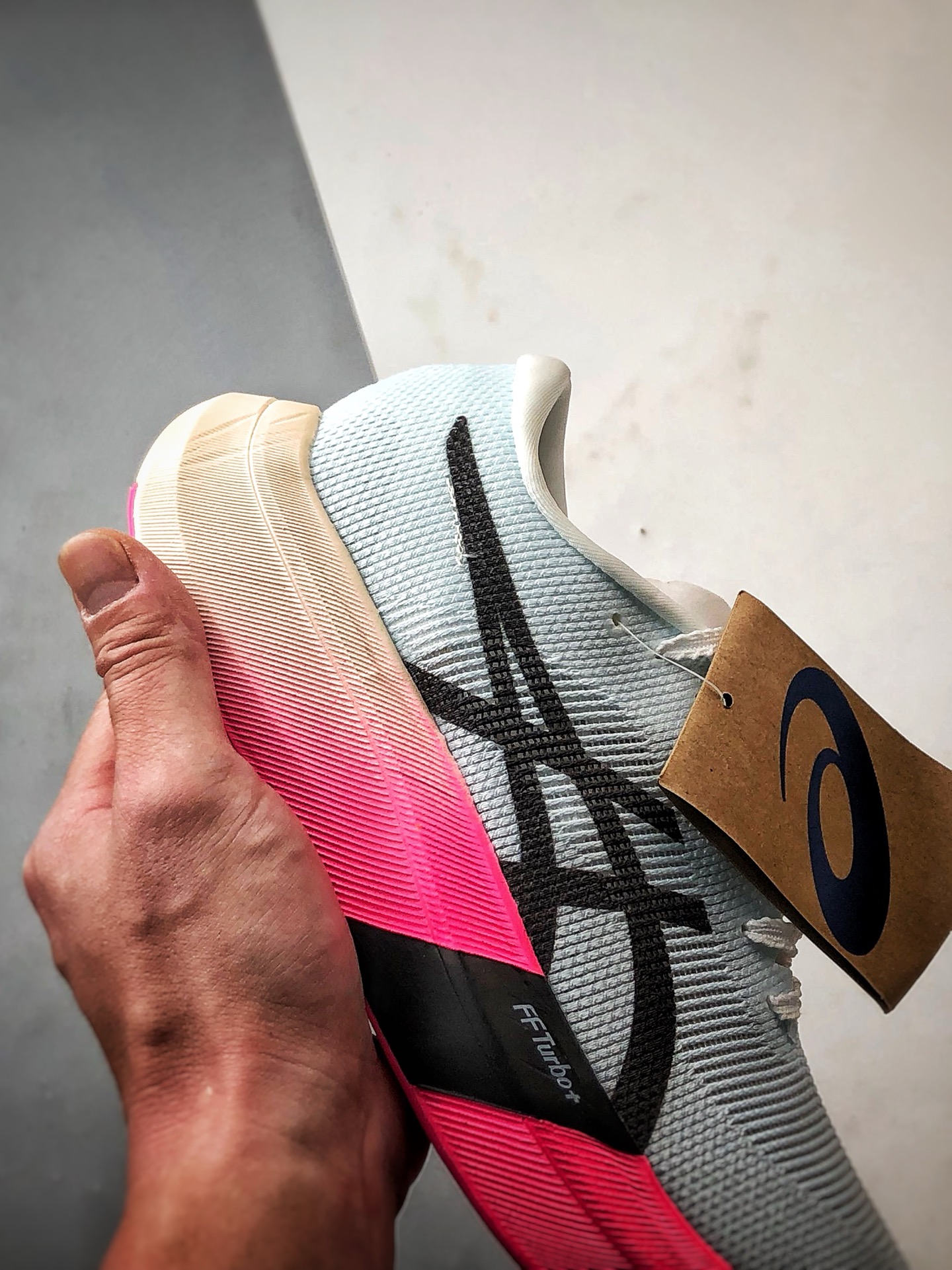 210 Asics Metaspeed Sky Paris 浅蓝黑 进化版马拉松竞速轻量透气跑步鞋  1013A123-401