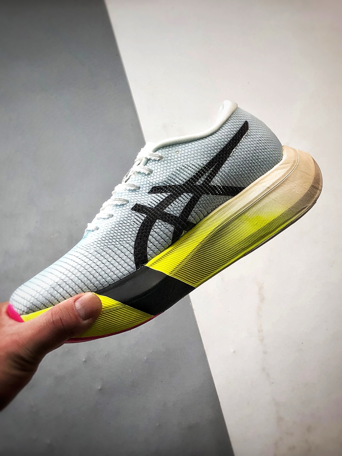 210 Asics Metaspeed Sky Paris 浅蓝黑 进化版马拉松竞速轻量透气跑步鞋  1013A123-401