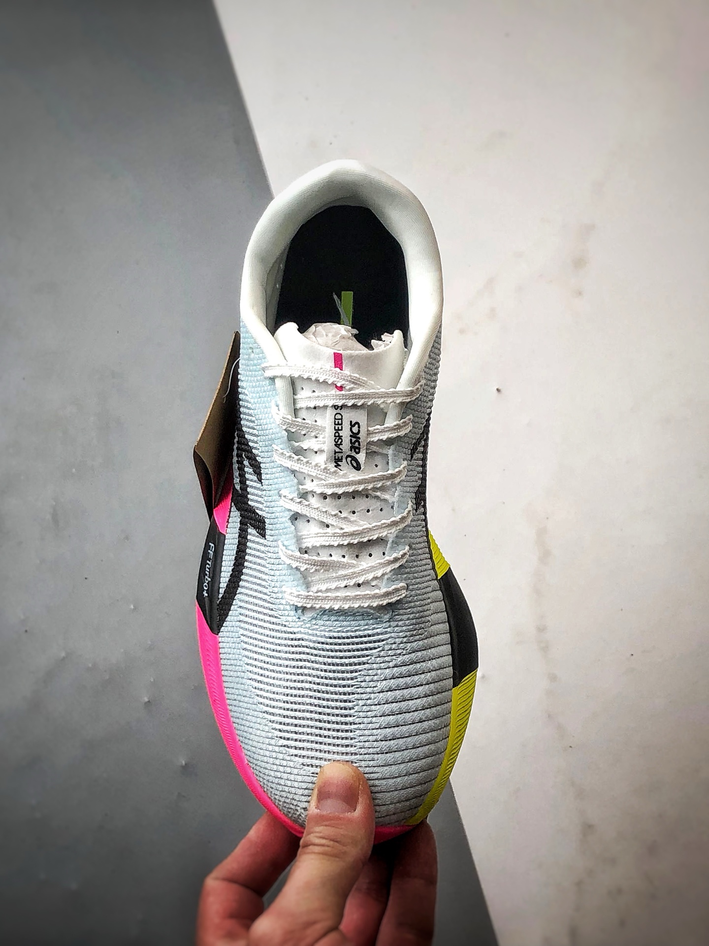 210 Asics Metaspeed Sky Paris 浅蓝黑 进化版马拉松竞速轻量透气跑步鞋  1013A123-401