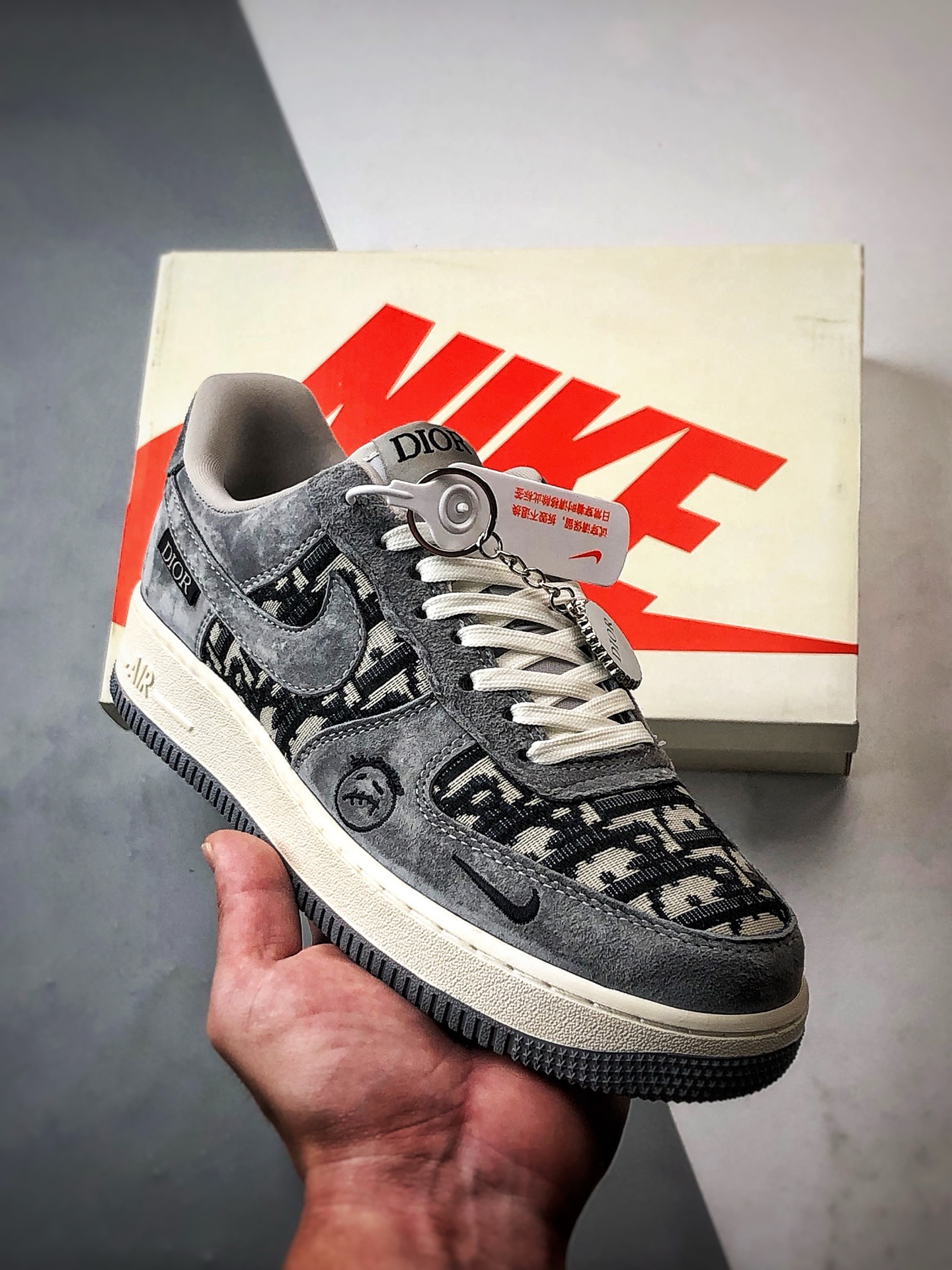 280 Dior x Air Force 1 Low 老花深灰鬼脸   KK1988-056