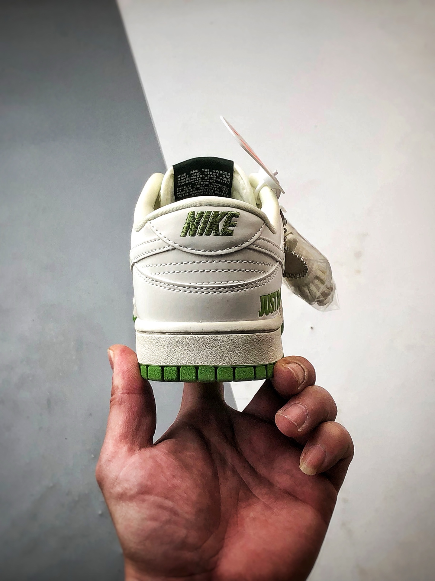 290 NK Dunk Low Retro ”DIY高端定制” 米白绿印字反光 低帮休闲运动板鞋   KK1333-042