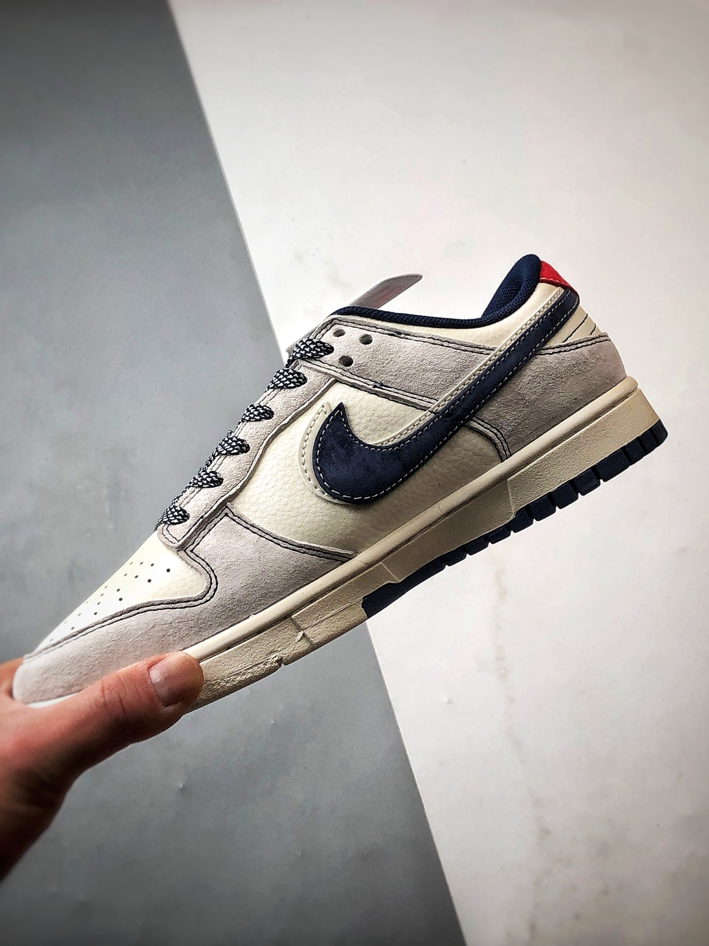 290 NK Dunk Low Retro ”DIY高端定制” Bape米灰蓝 低帮休闲运动板鞋   SJ2558-018