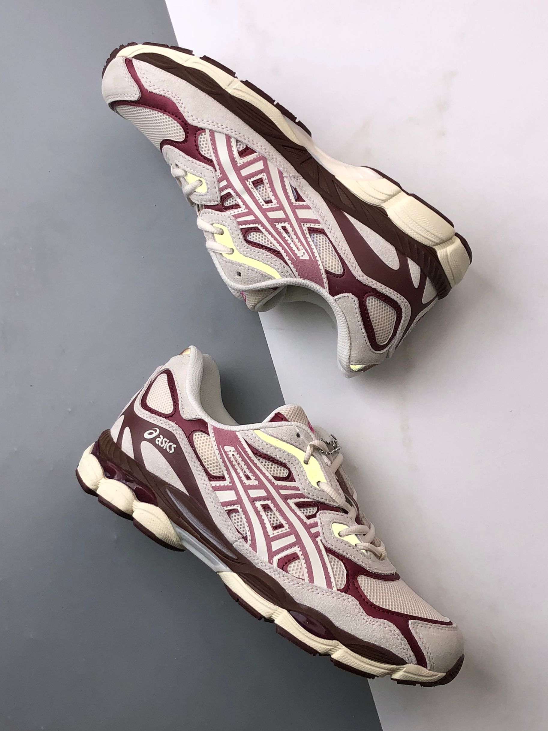220 Asics Gel-NYC 复古单品 甜粉色 亚瑟士新款厚底街头运动休闲鞋