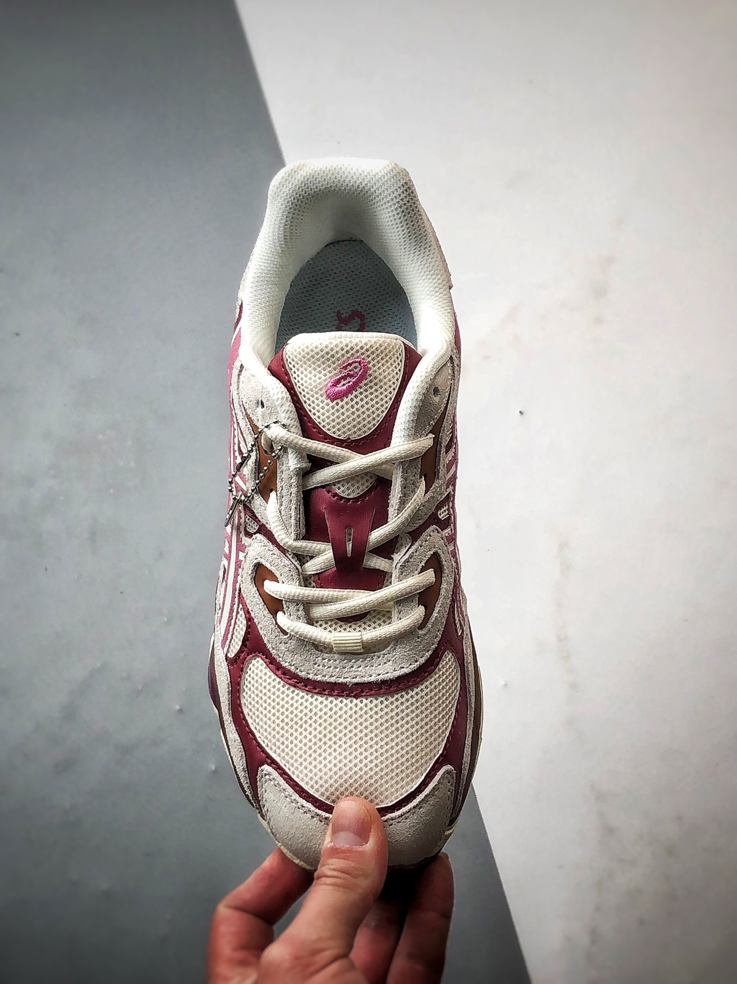 220 Asics Gel-NYC 复古单品 甜粉色 亚瑟士新款厚底街头运动休闲鞋
