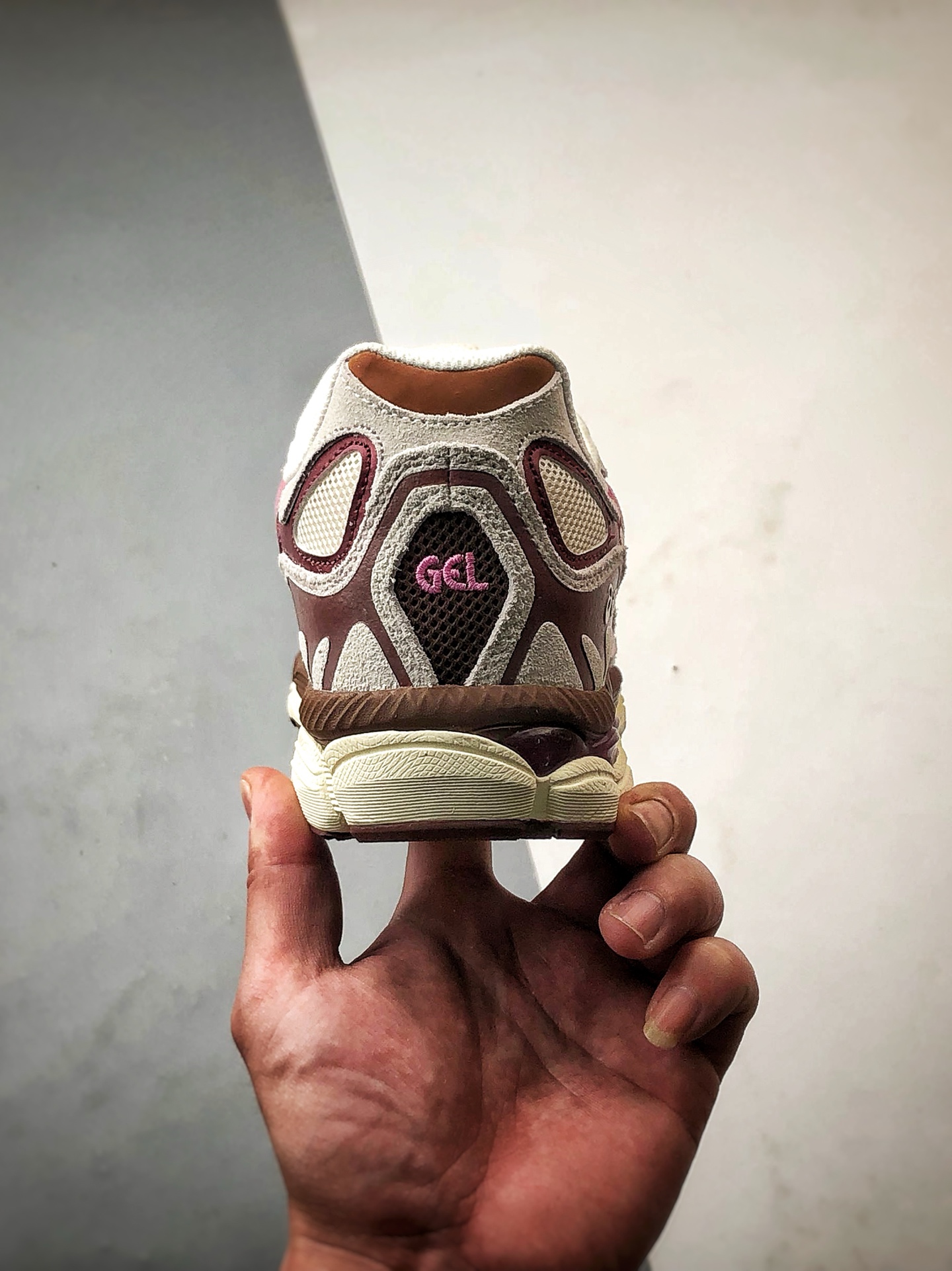 220 Asics Gel-NYC 复古单品 甜粉色 亚瑟士新款厚底街头运动休闲鞋