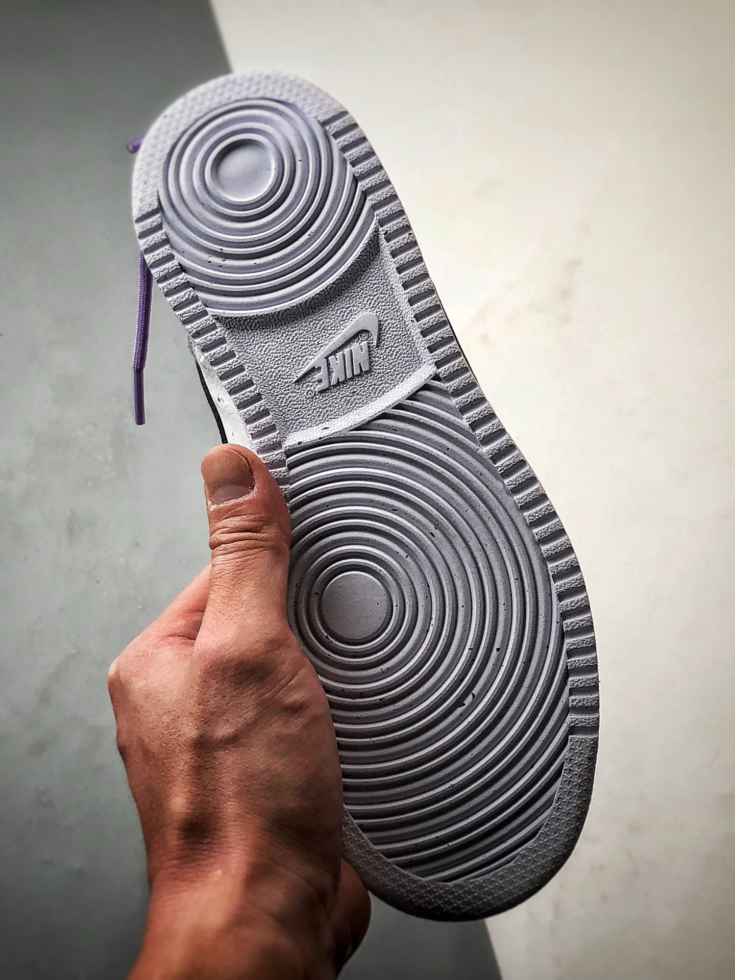 280 【定制球鞋】NK Court Vision 1 Low  ”坠落银河” 白紫渐变 手绘泼墨涂鸦定制板鞋  DH2987-066