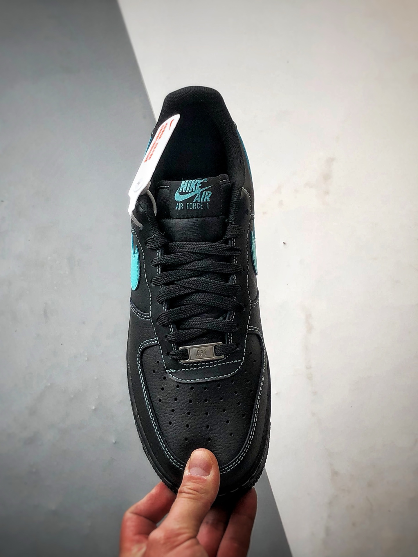 190 Air Force 1 '07 Low 黑色极光绿  HQ2037-002