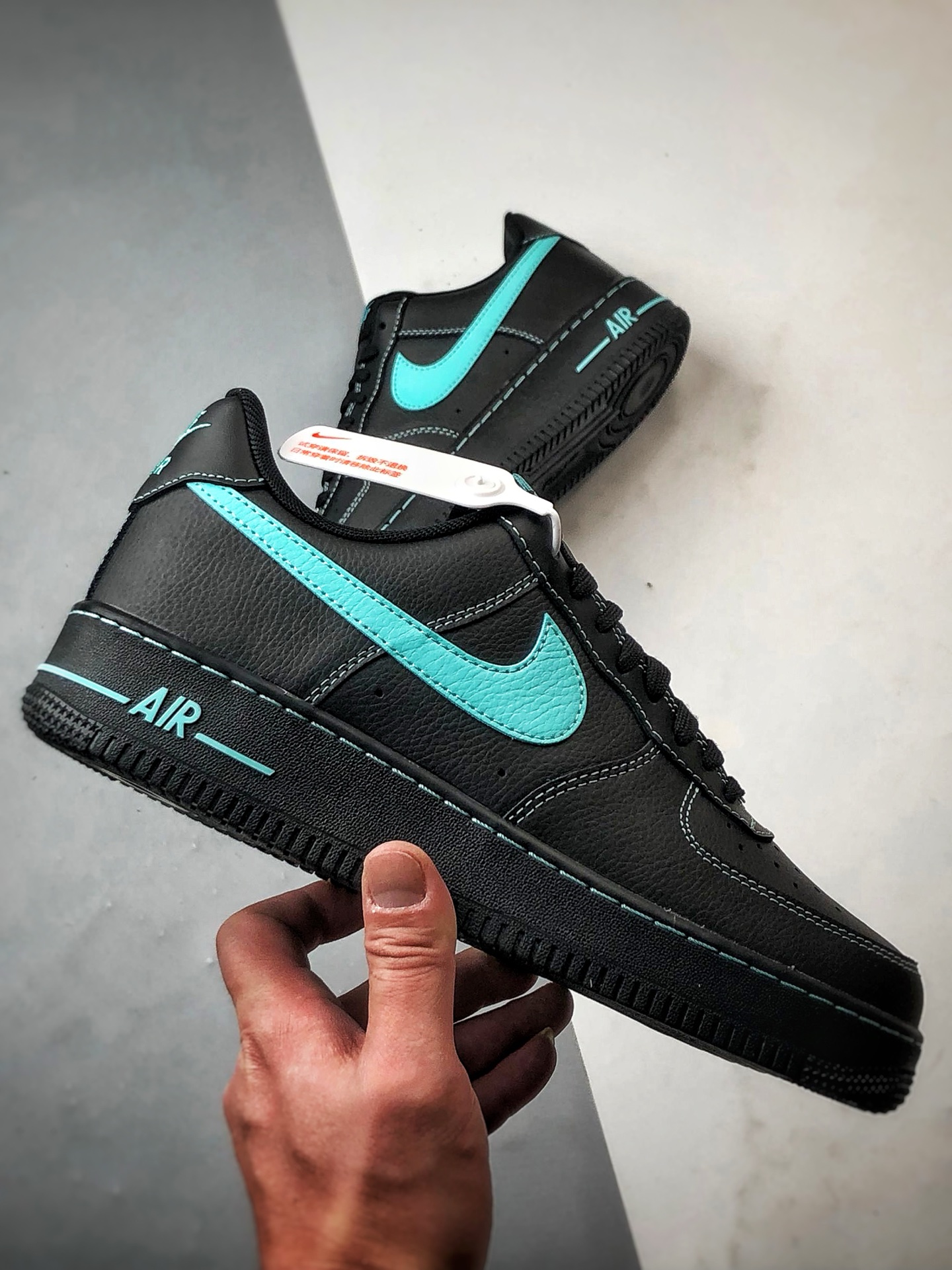190 Air Force 1 '07 Low 黑色极光绿  HQ2037-002
