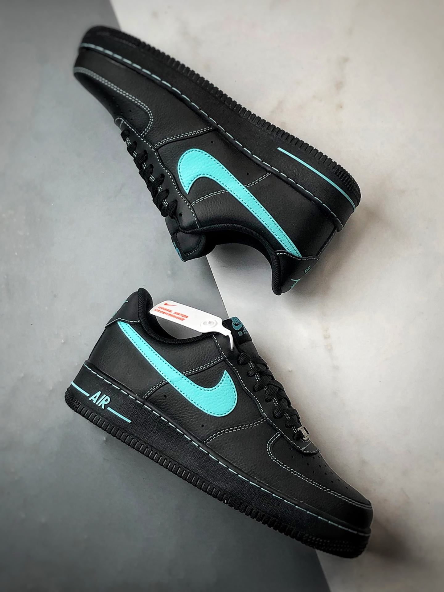 190 Air Force 1 '07 Low 黑色极光绿  HQ2037-002