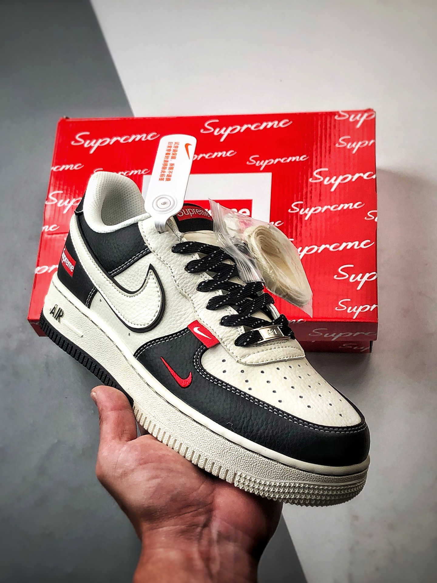280 Sup x Air Force 1 Low 米白黑   CS5288-004