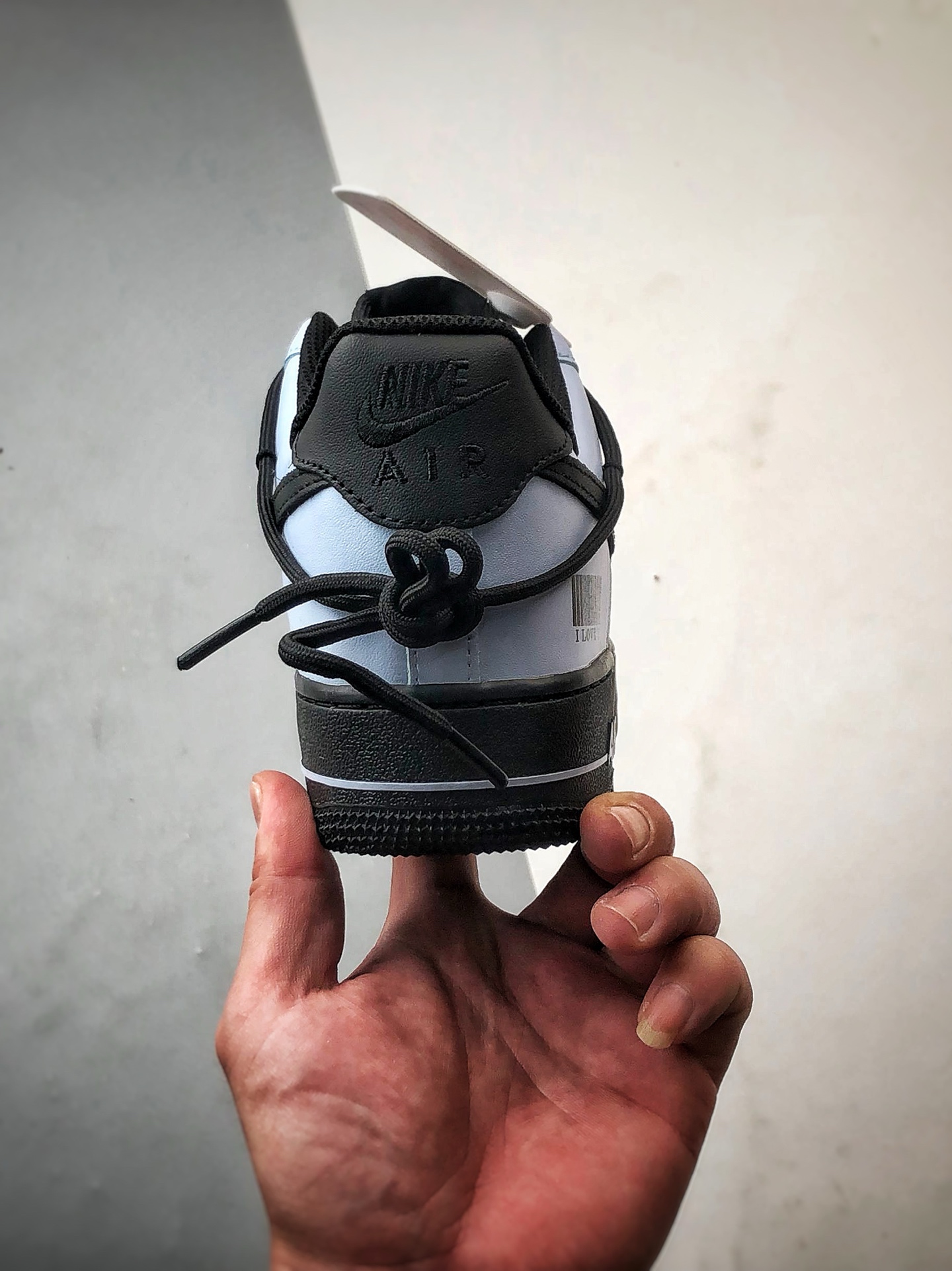 280 【定制球鞋】Air Force 1 Low 梦游晚星 黑蓝解构绑带 经典休闲运动板鞋 ZH0316-067