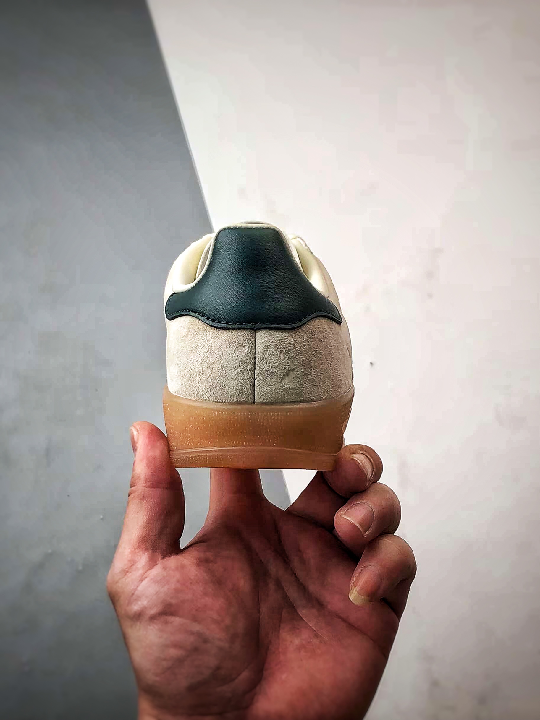 AD Originals Gazelle Indoor 米灰绿 三叶草复古休闲运动板鞋 IH7502