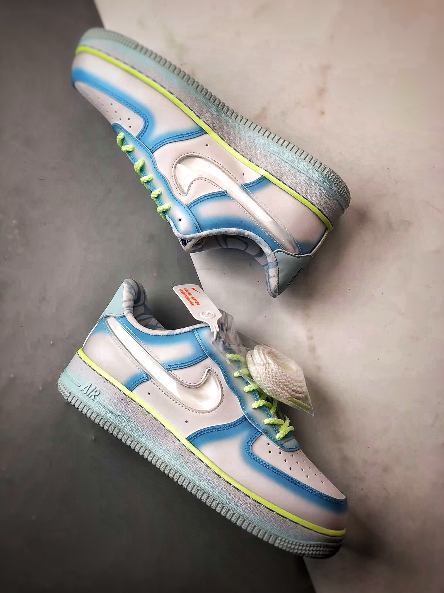 220 SWDC x Air Force 1 Low 白绿蓝渐变 HJ4399-400