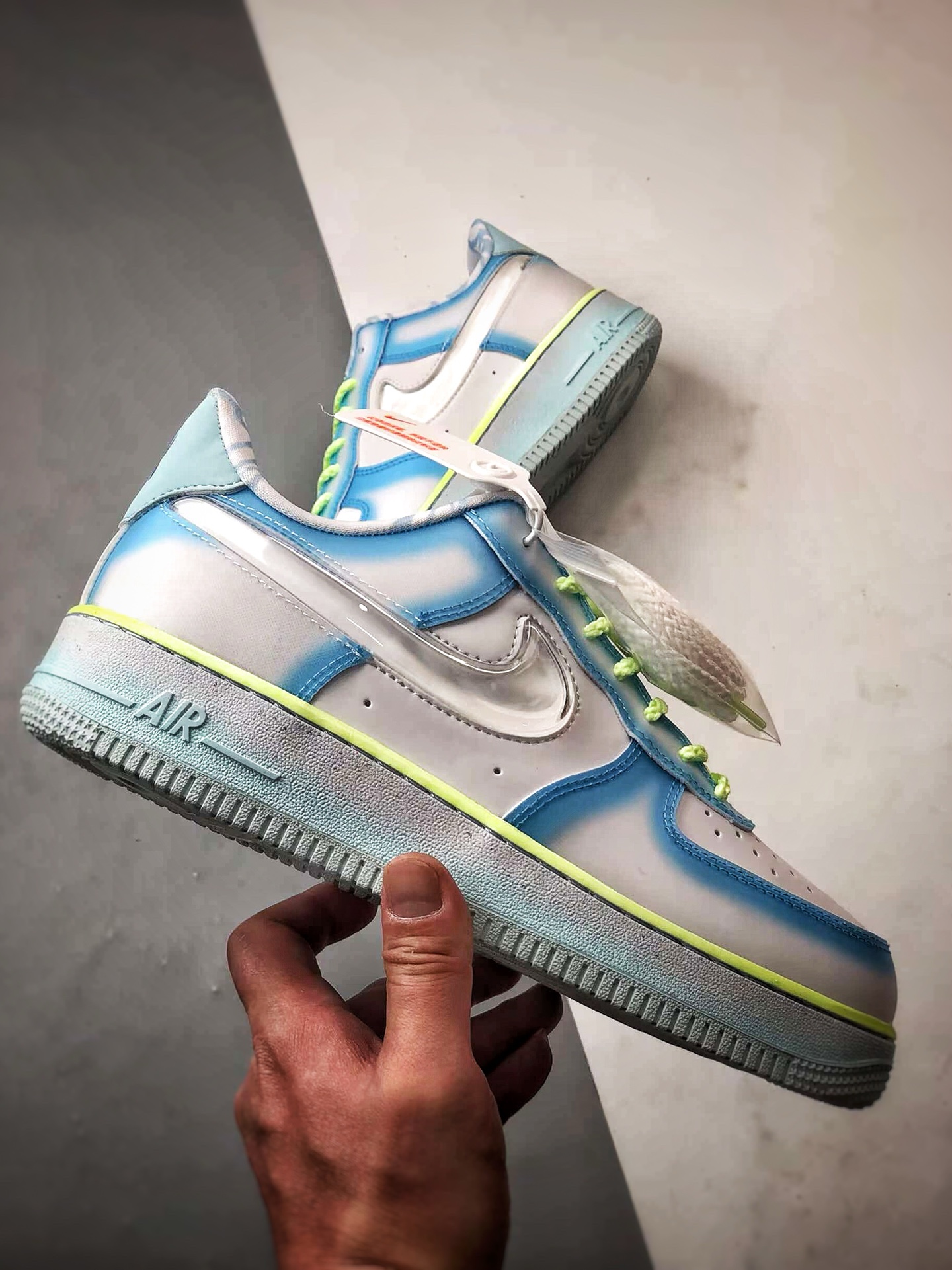220 SWDC x Air Force 1 Low 白绿蓝渐变 HJ4399-400